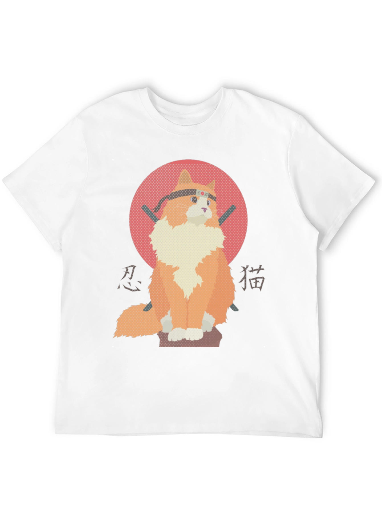 Ninja Cat Graphic Tee - Unique Design!