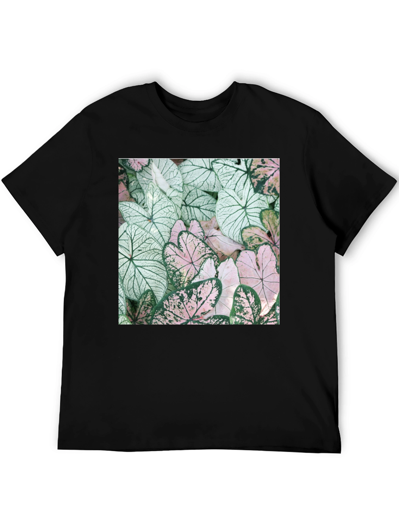 Tropical Leaves T-Shirt - Modern Botanical Design