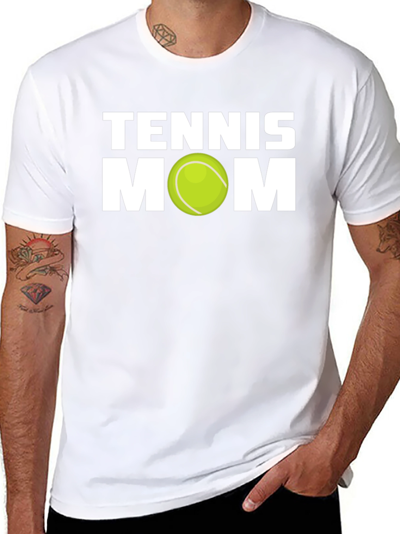 Tennis Mom T-Shirt - Novelty Graphic Tee
