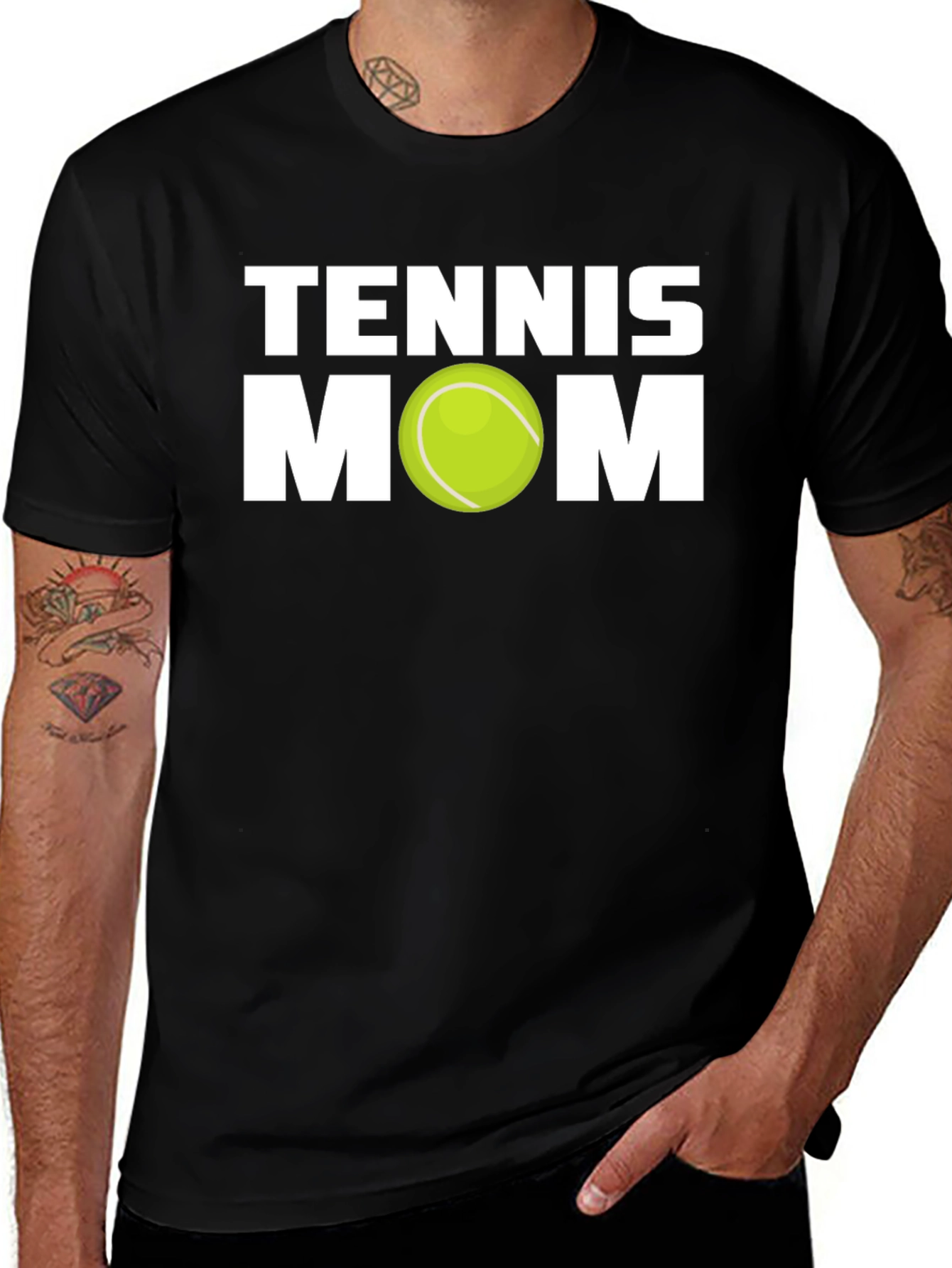 Tennis Mom T-Shirt - Novelty Graphic Tee
