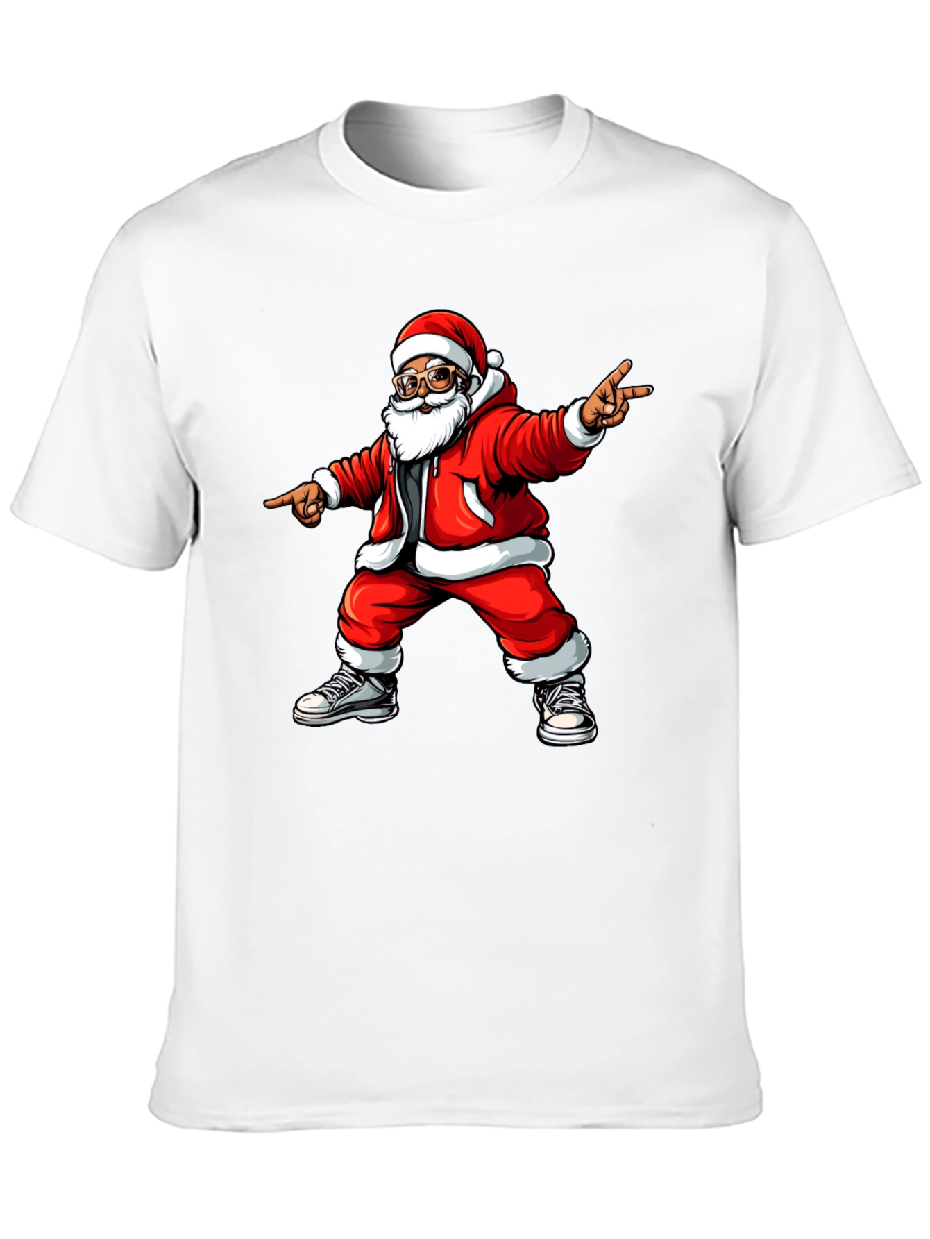 Santa Claus Graphic Tee - Holiday Cheer T-Shirt
