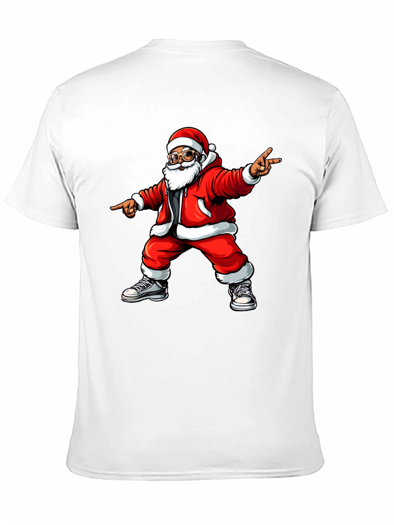Santa Claus Graphic Tee - Holiday Cheer T-Shirt