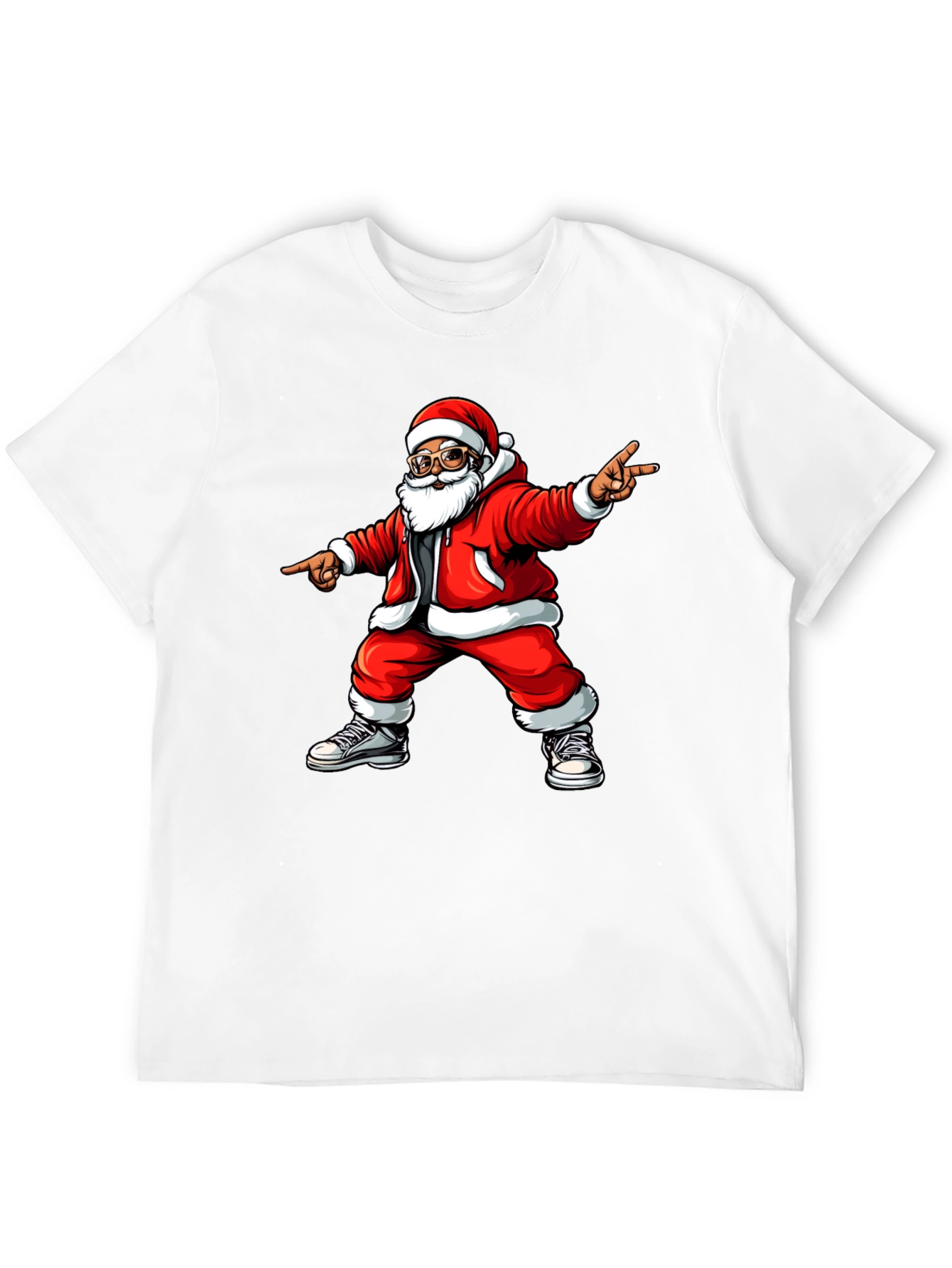 Santa Claus Graphic Tee - Holiday Cheer T-Shirt