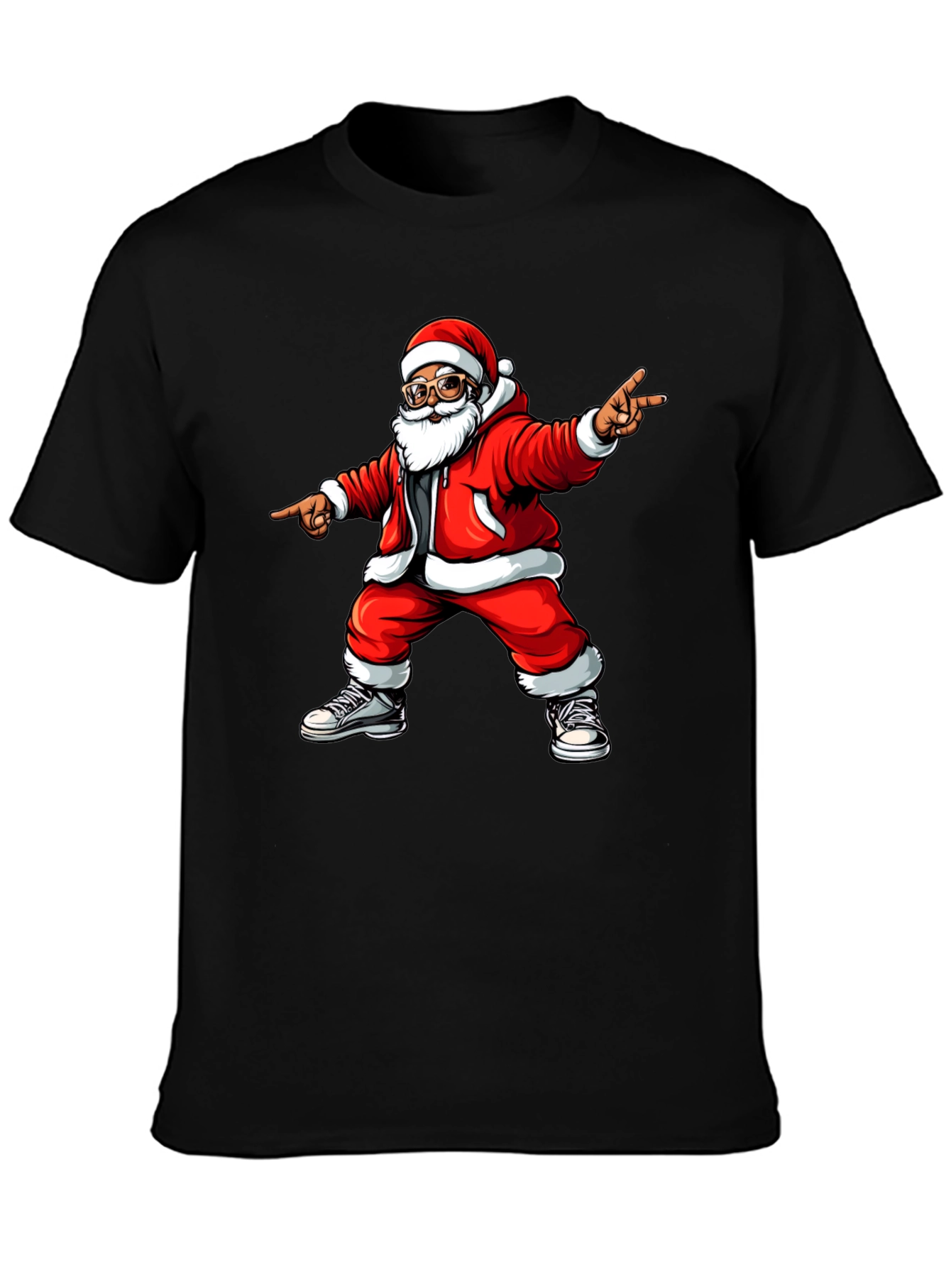 Santa Claus Graphic Tee - Holiday Cheer T-Shirt