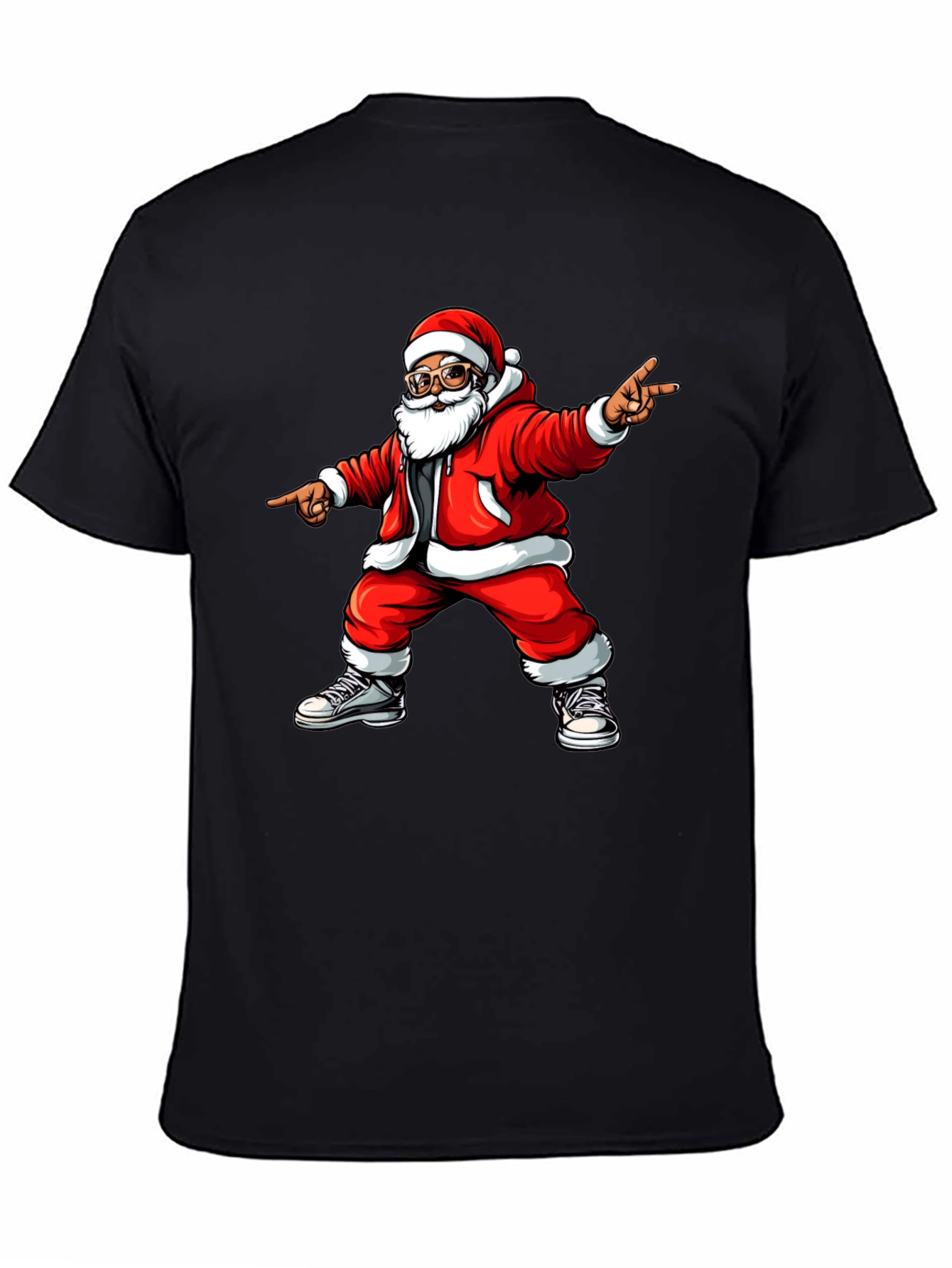 Santa Claus Graphic Tee - Holiday Cheer T-Shirt