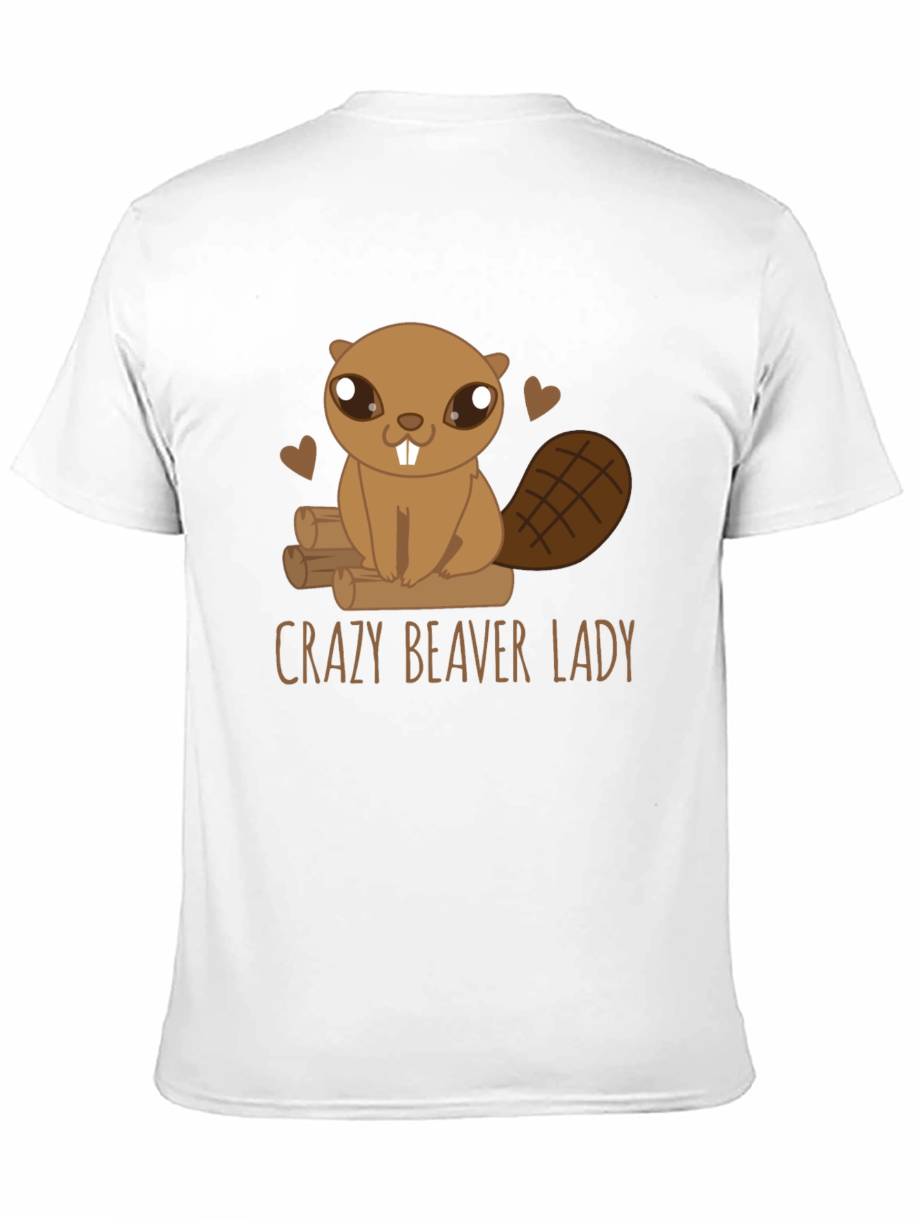 Crazy Beaver Lady Graphic Tee