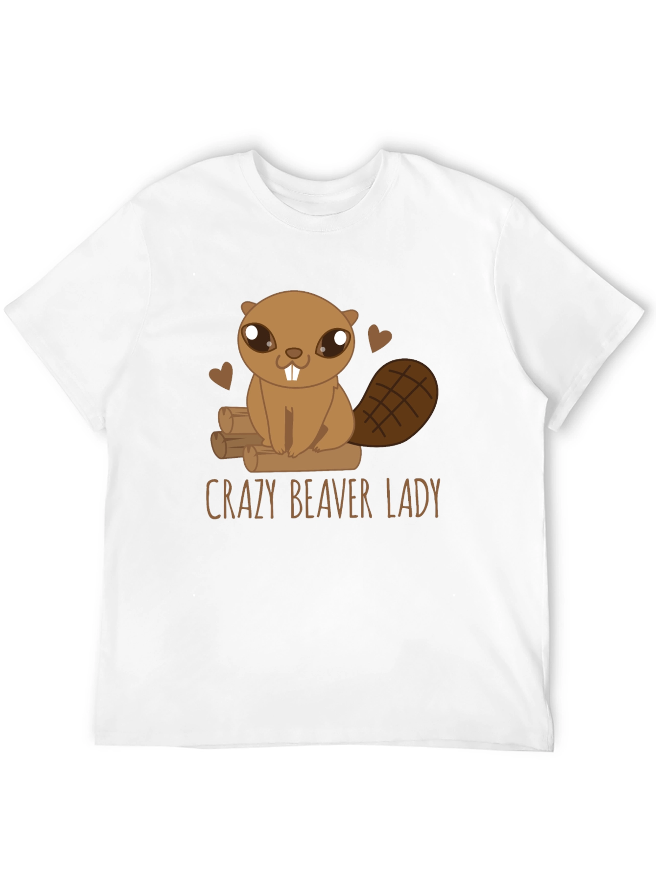Crazy Beaver Lady Graphic Tee