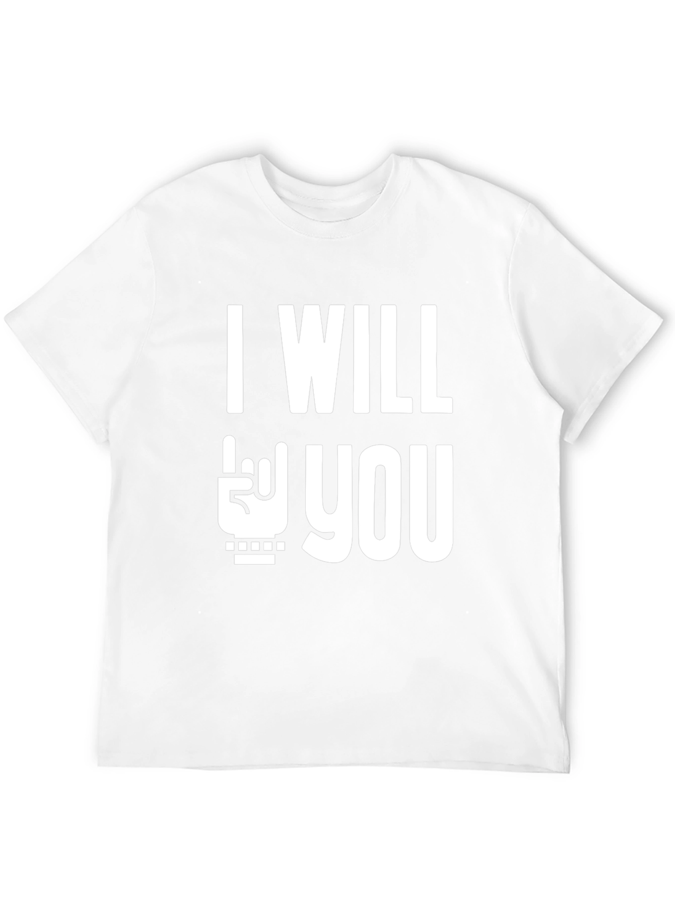 I Will Rock You Black T-Shirt