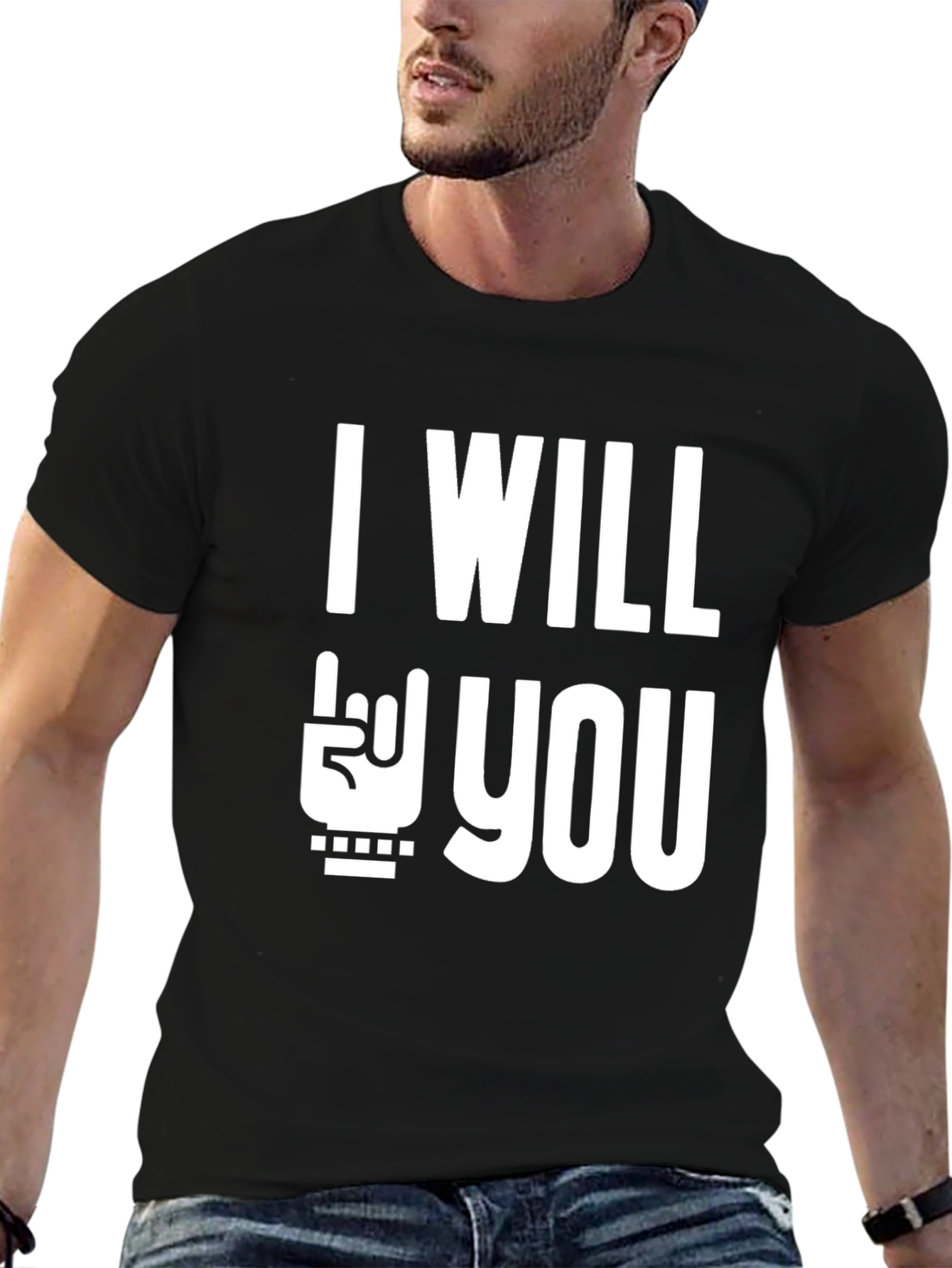 I Will Rock You Black T-Shirt