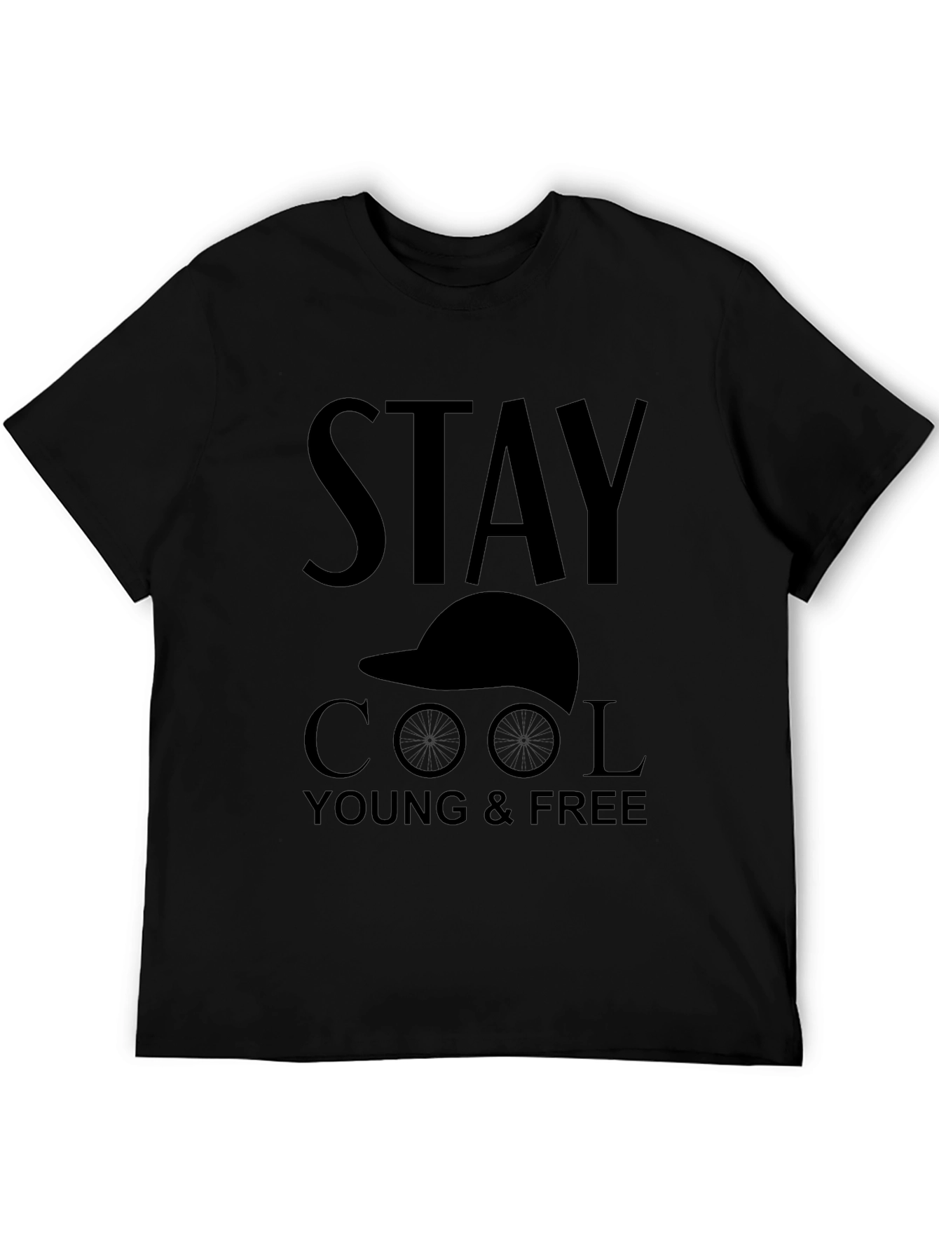 Stay Cool Young & Free Graphic T-Shirt