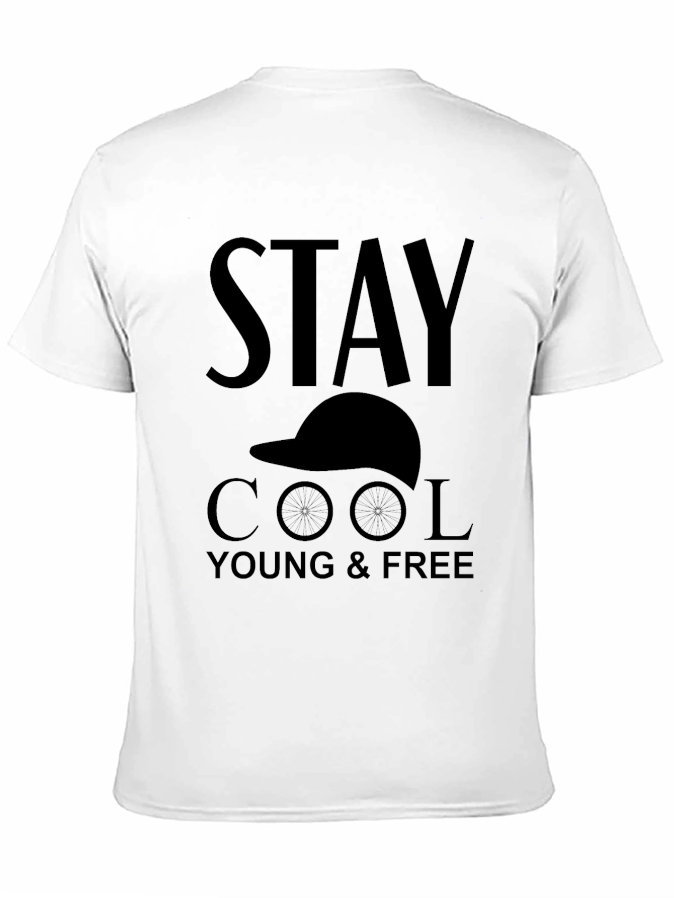 Stay Cool Young & Free Graphic T-Shirt