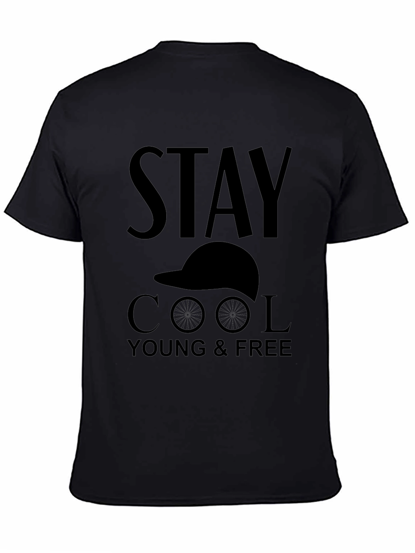 Stay Cool Young & Free Graphic T-Shirt
