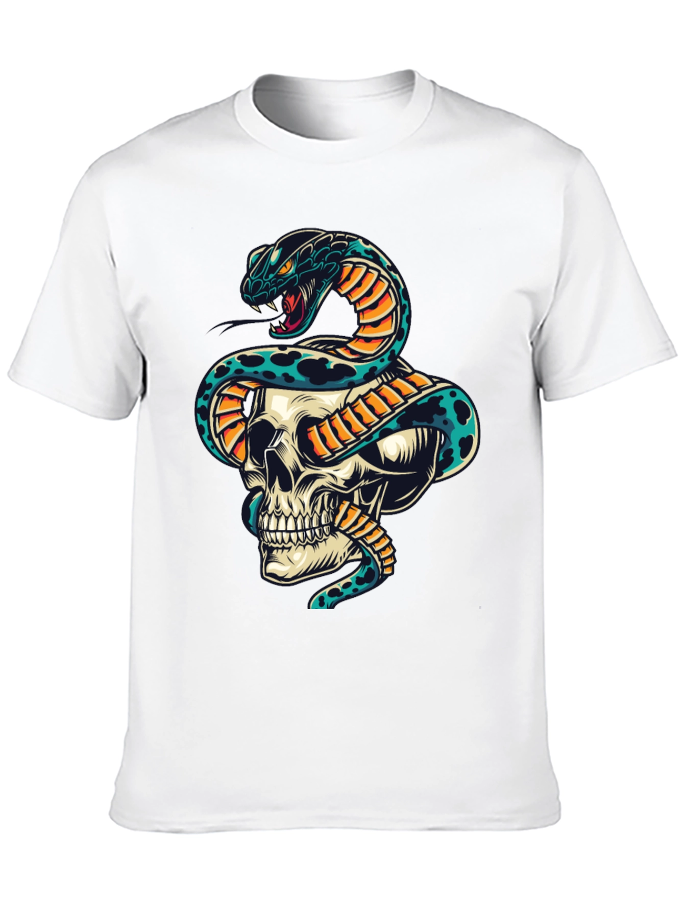 Skull and Snake Graphic Tee