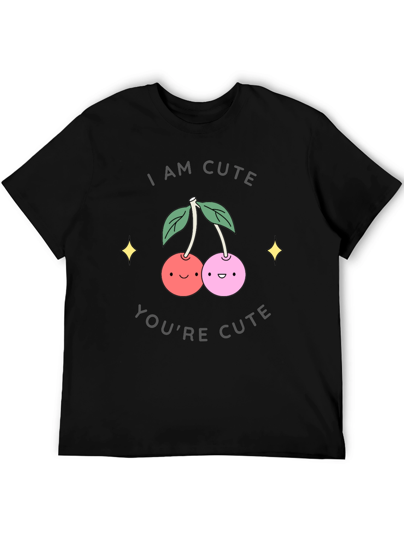 I Am Cute T-Shirt - Funny Cherry Graphic Tee