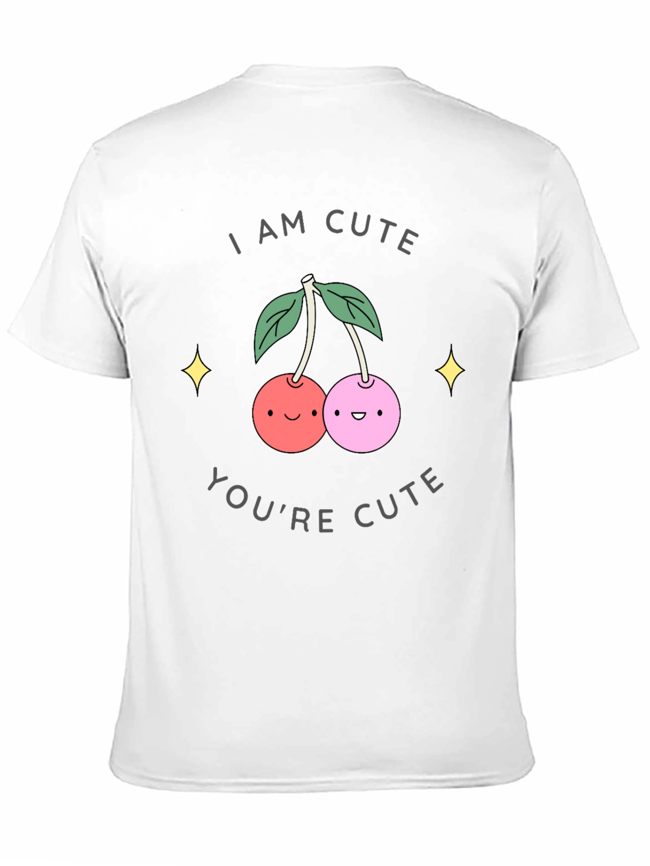 I Am Cute T-Shirt - Funny Cherry Graphic Tee