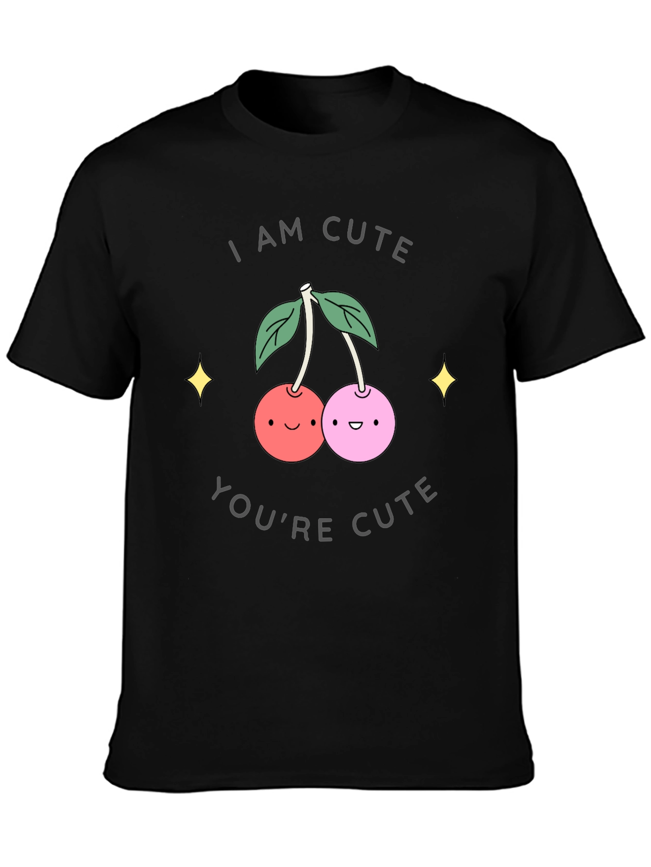 I Am Cute T-Shirt - Funny Cherry Graphic Tee