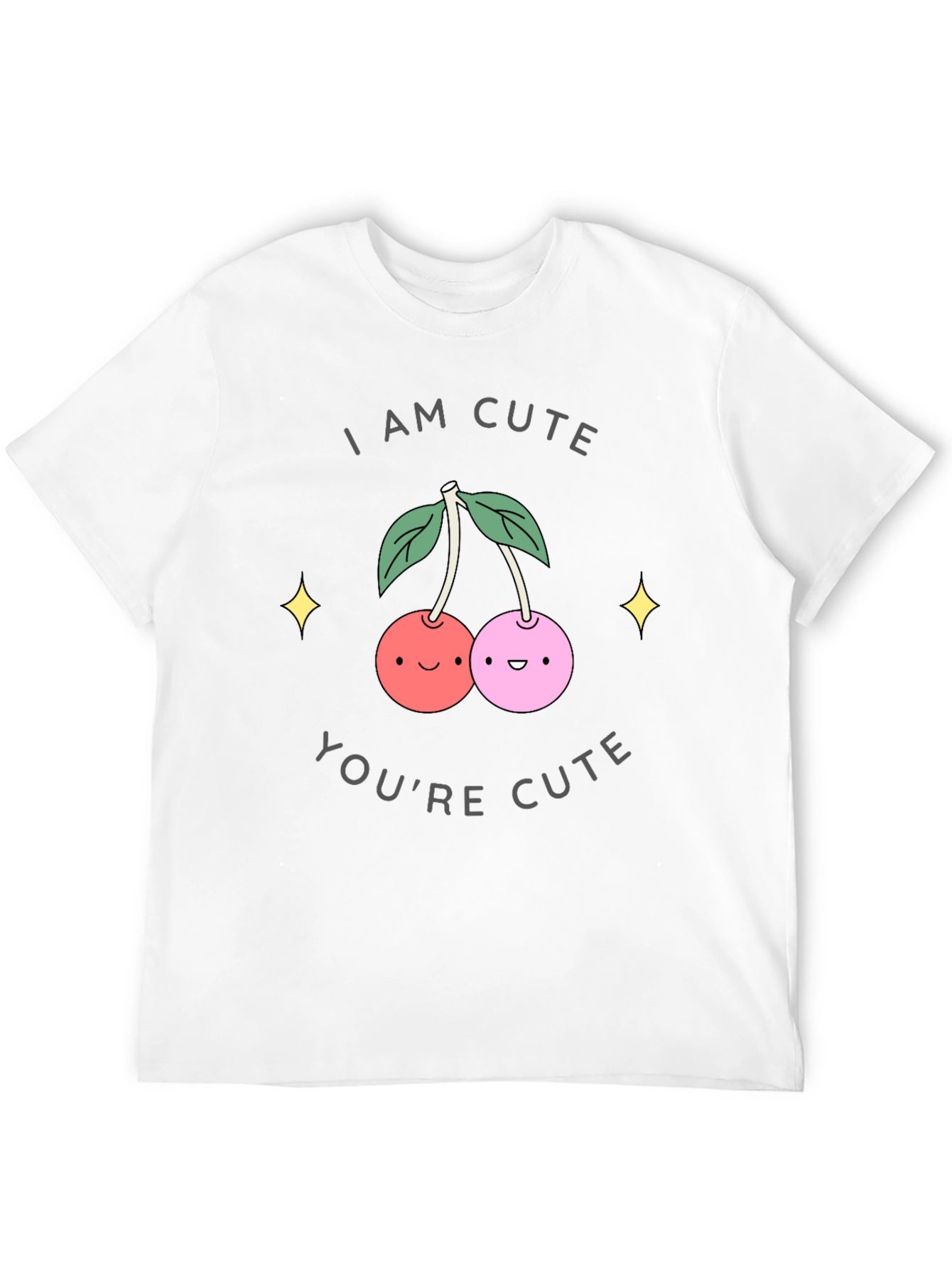 I Am Cute T-Shirt - Funny Cherry Graphic Tee