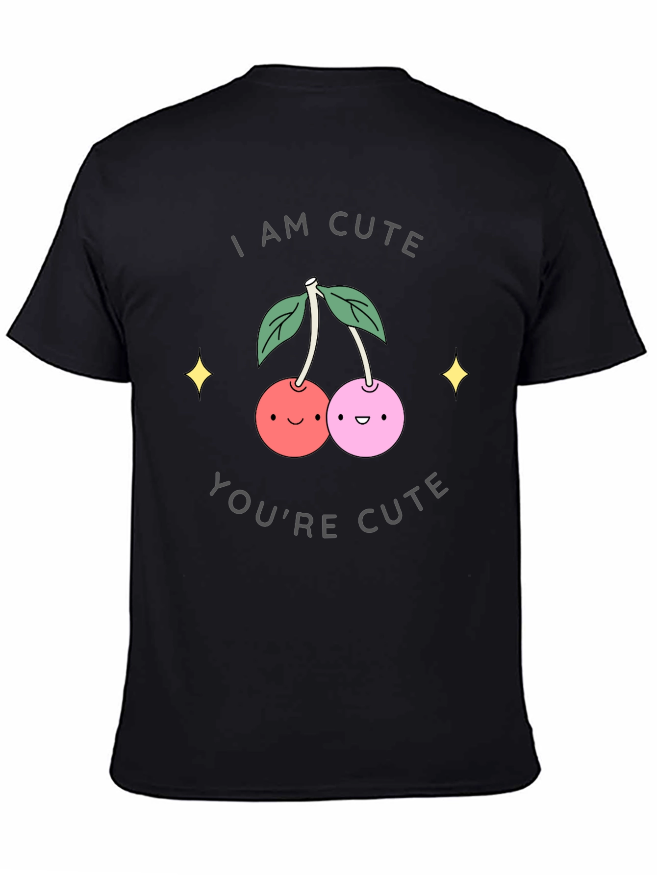 I Am Cute T-Shirt - Funny Cherry Graphic Tee