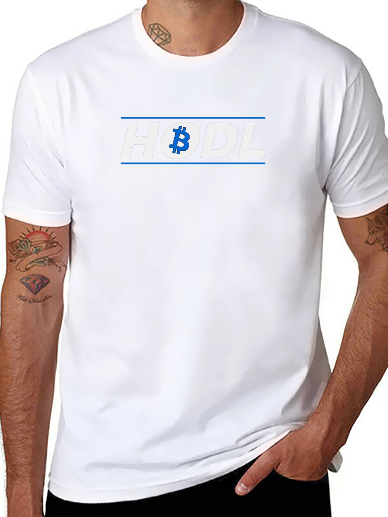 HODL Bitcoin Crypto T-Shirt - Stay Strong!