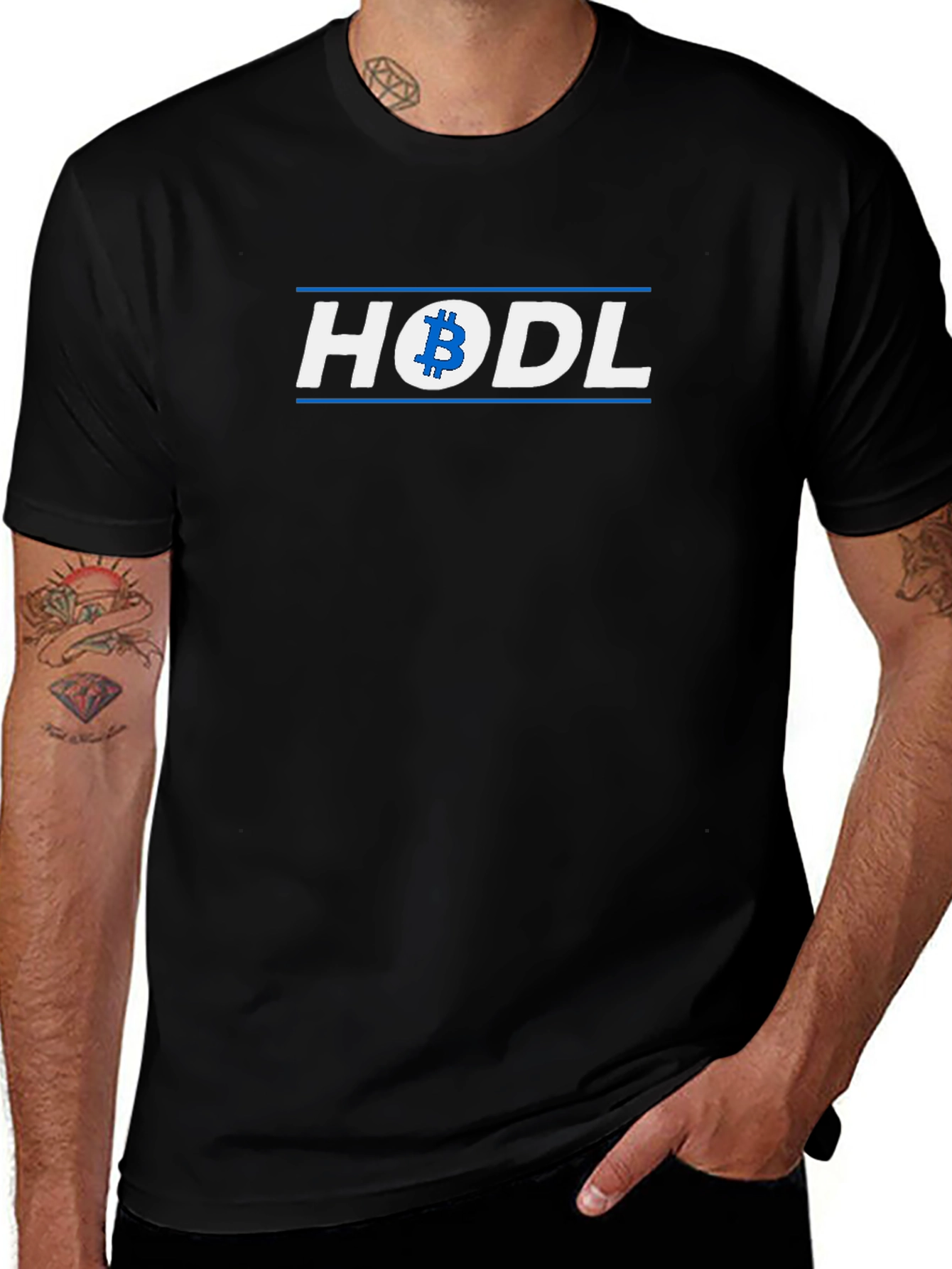 HODL Bitcoin Crypto T-Shirt - Stay Strong!