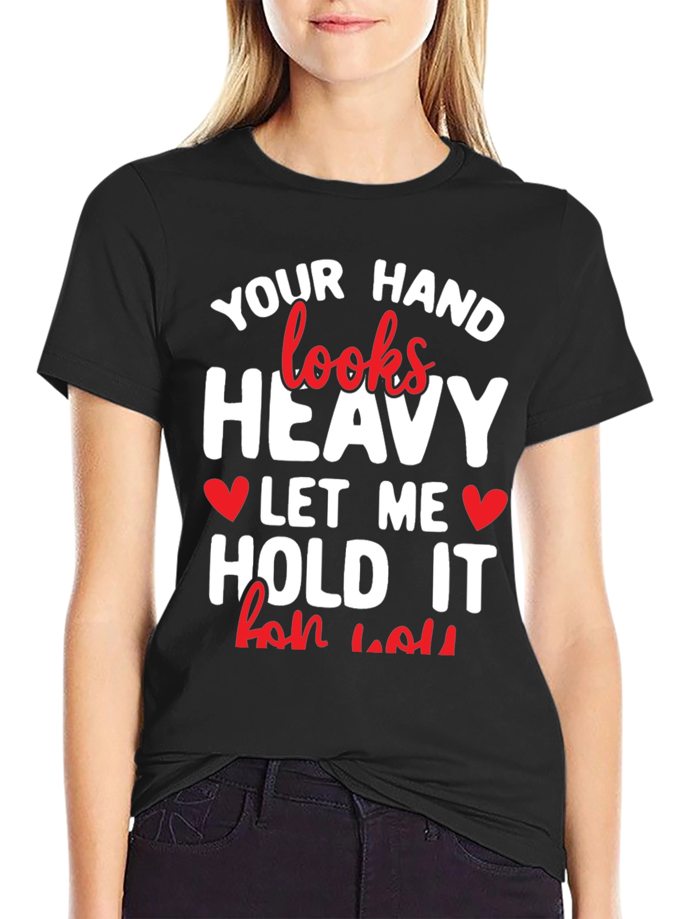 Heavy Hand T-Shirt - Funny Valentines Day Gift