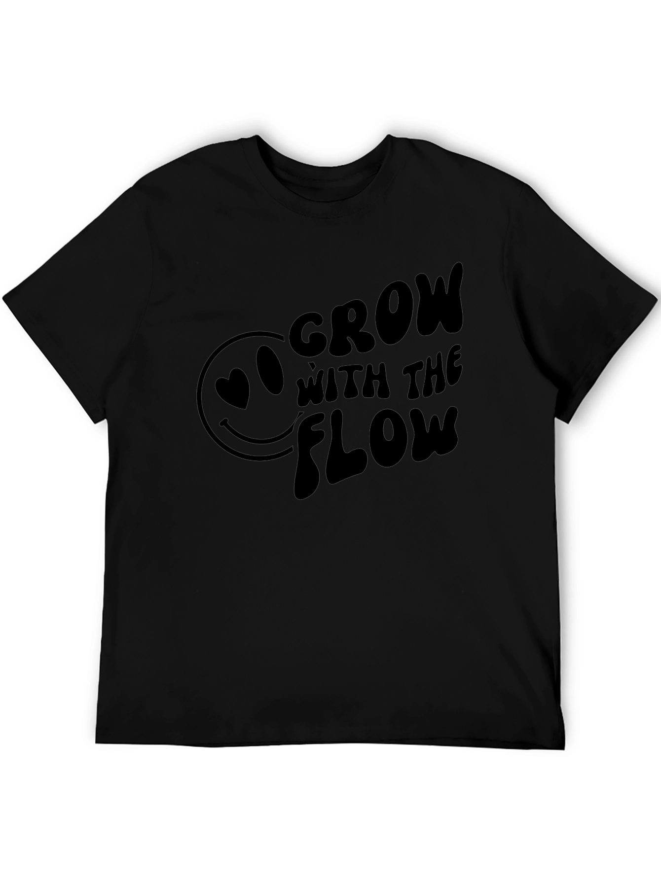 Grow With The Flow Graphic Tee - Black