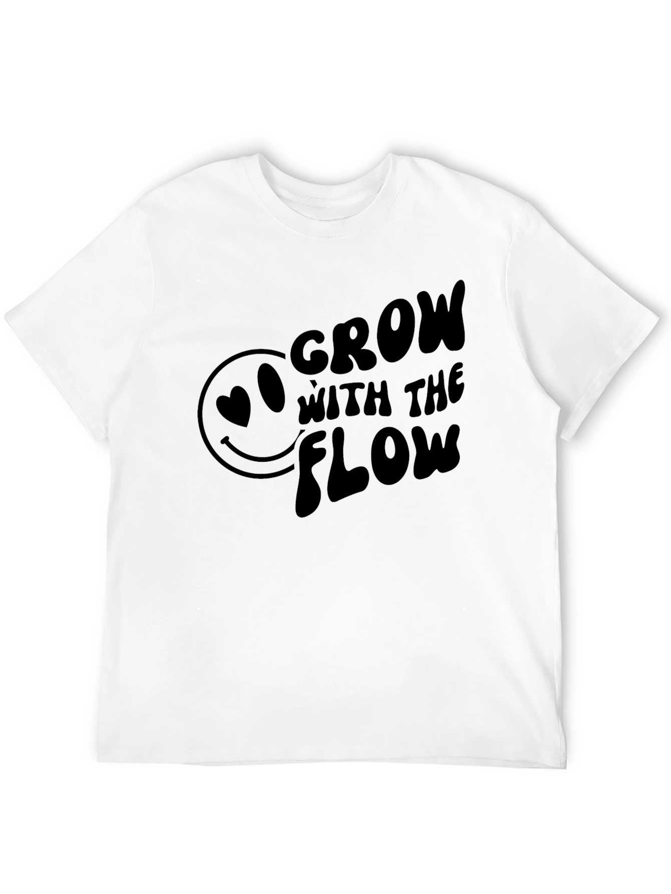 Grow With The Flow Graphic Tee - Black