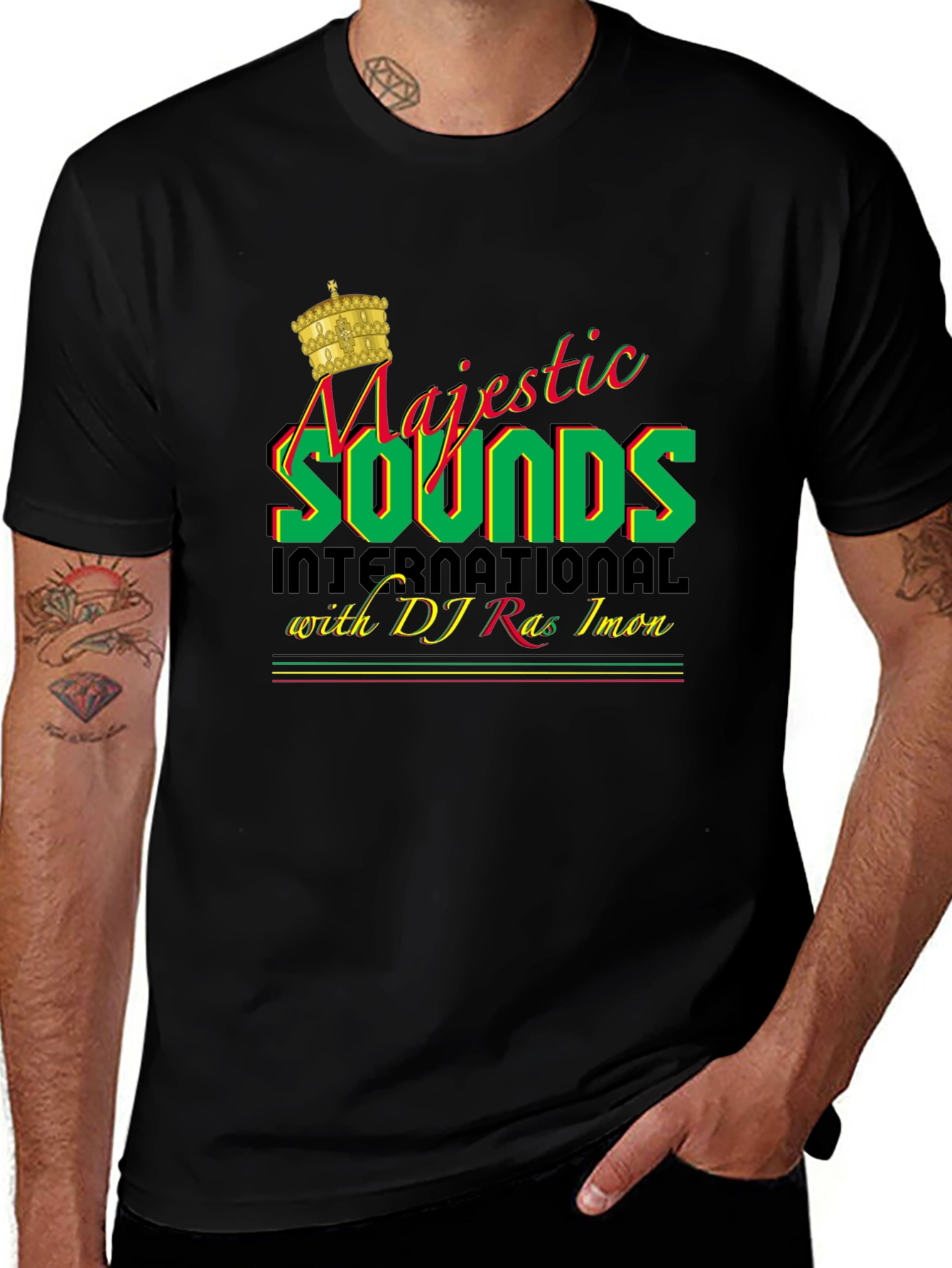 Majestic Sounds International T-Shirt - DJ Ras Imon