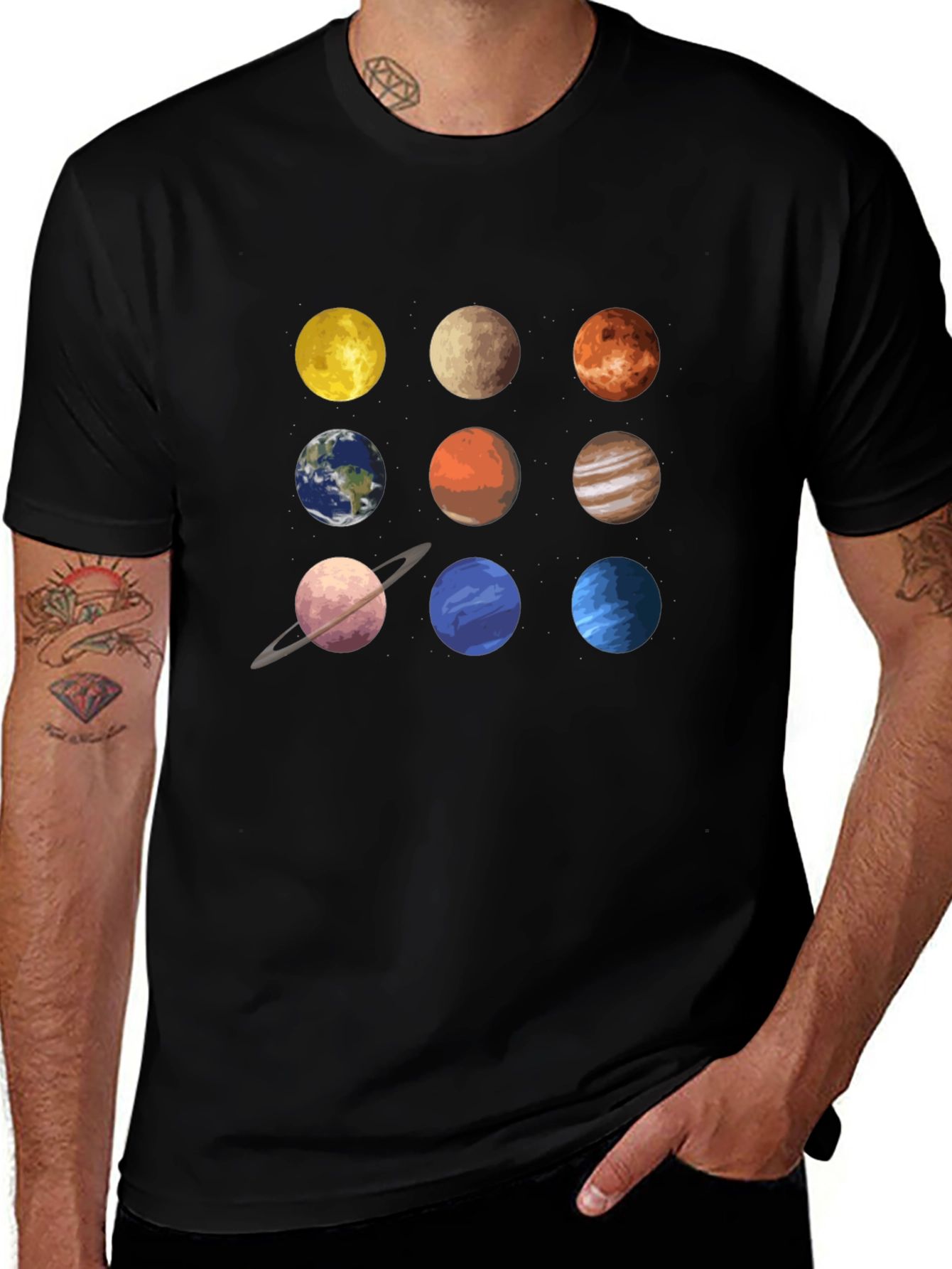 Planets T-Shirt - Space Graphic Tee