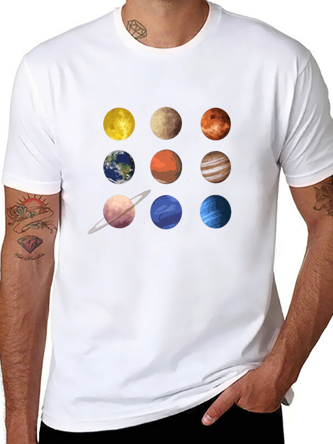 Planets T-Shirt - Space Graphic Tee