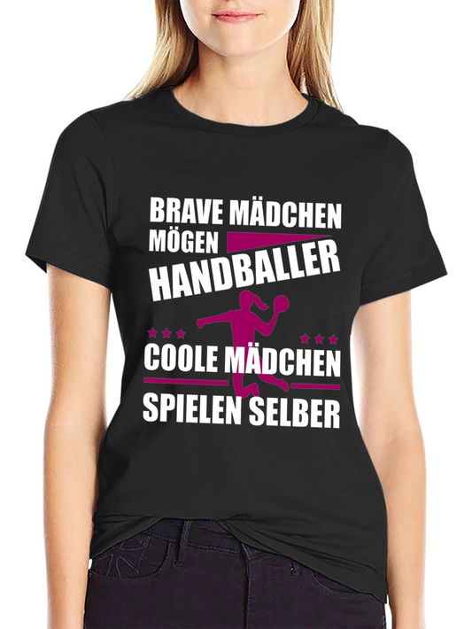 Brave Madchen Handball Graphic Tee