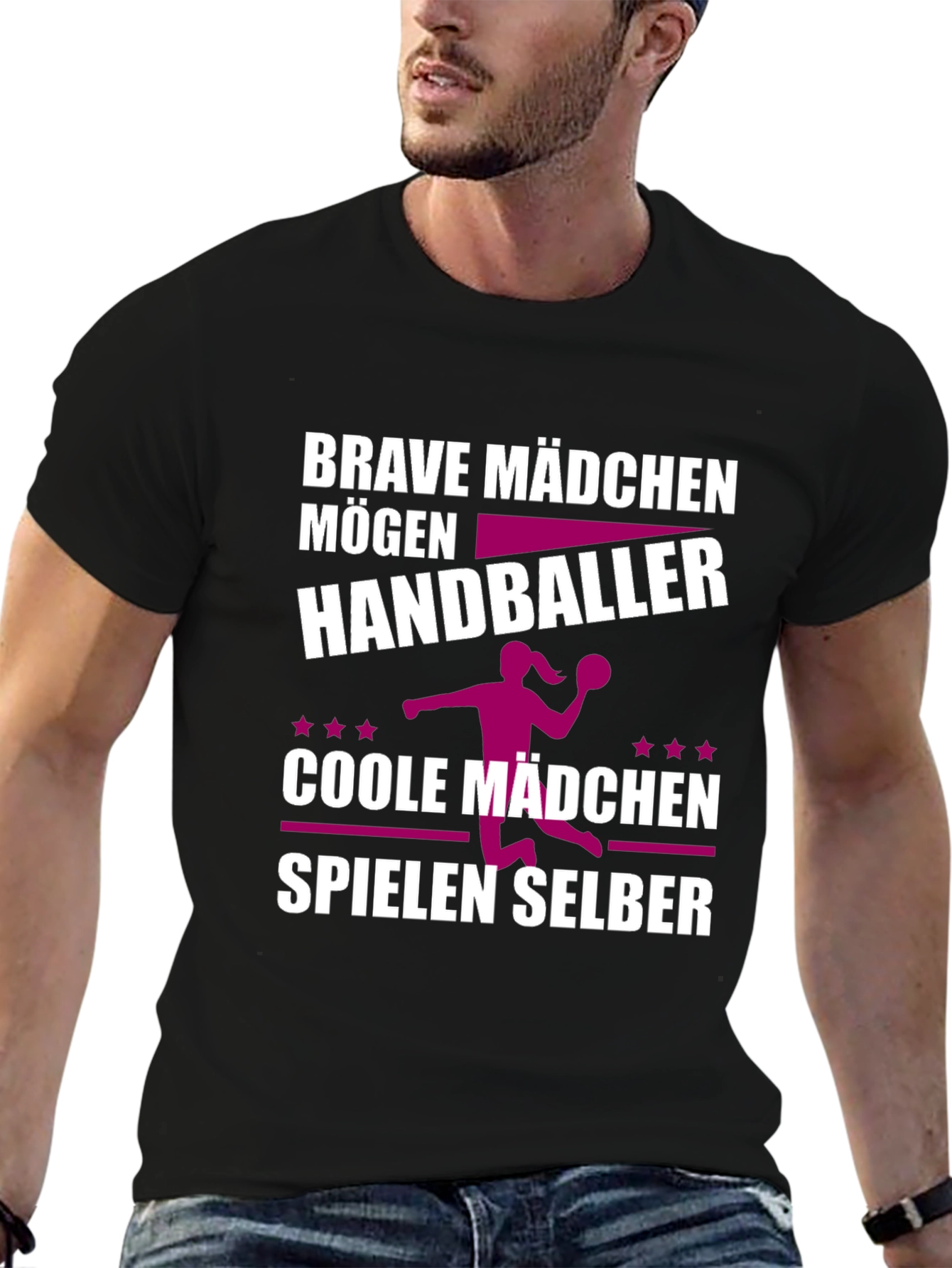 Brave Madchen Handball Graphic Tee