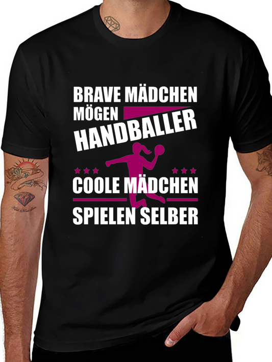 Brave Madchen Handball Graphic Tee