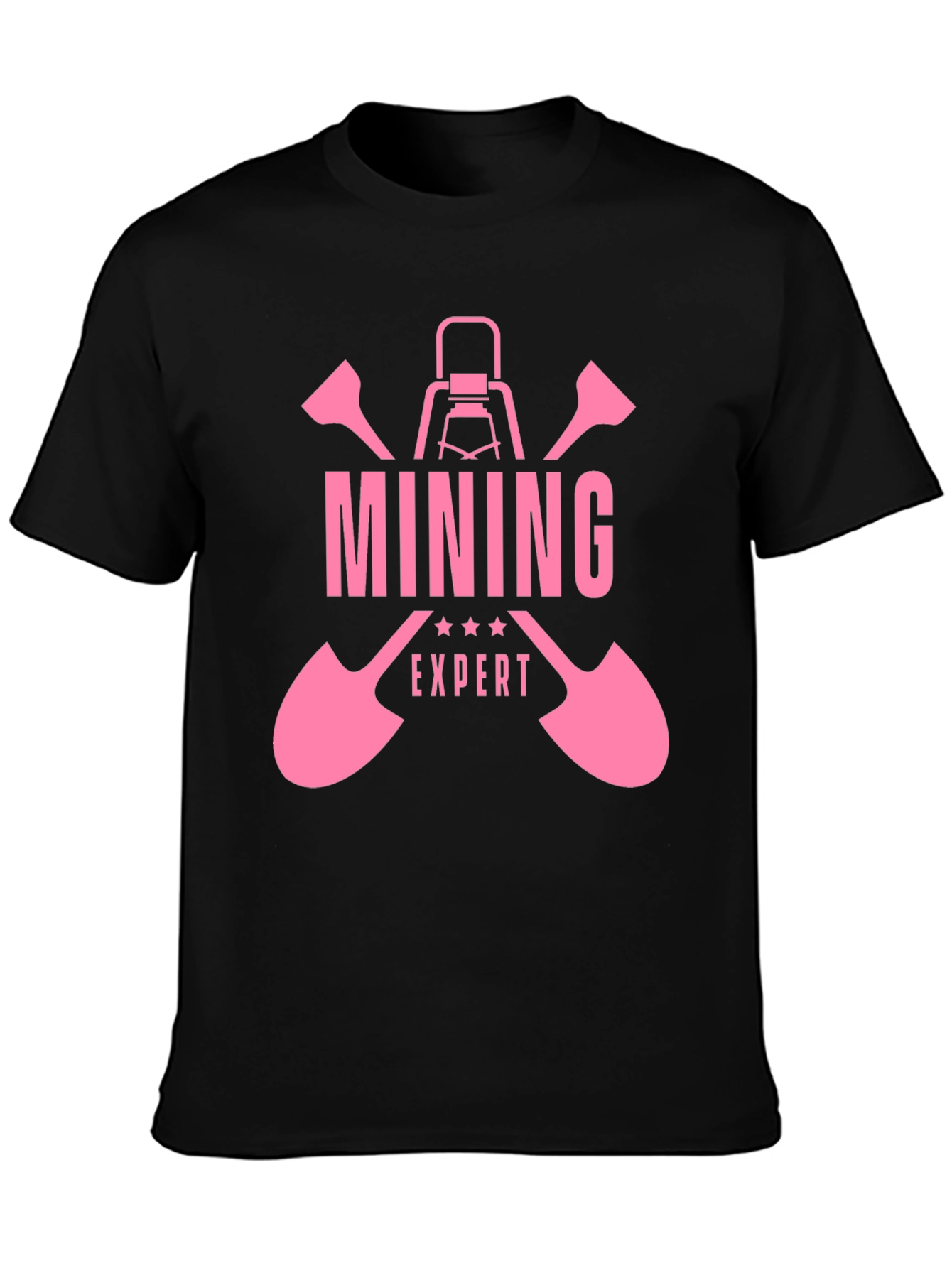 Mining Expert Graphic Tee - Black