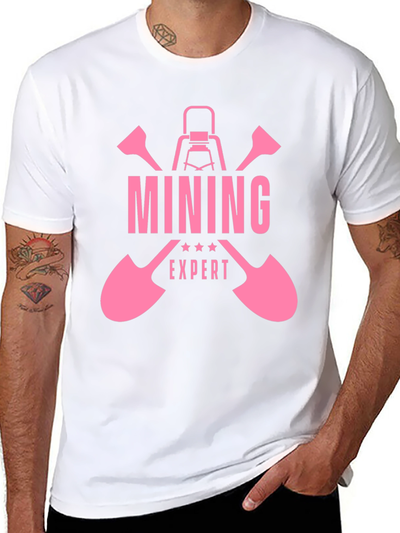 Mining Expert Graphic Tee - Black