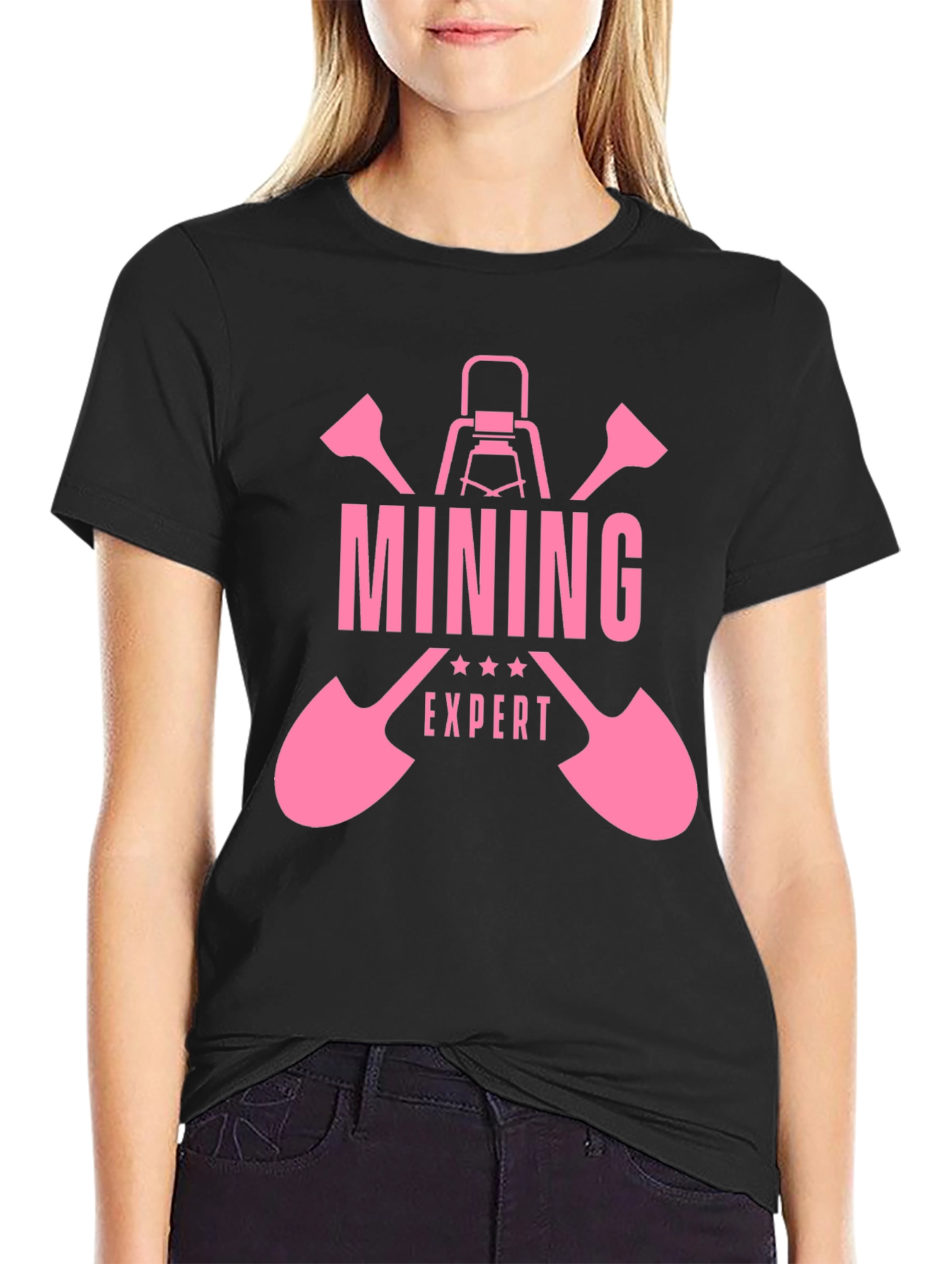 Mining Expert Graphic Tee - Black