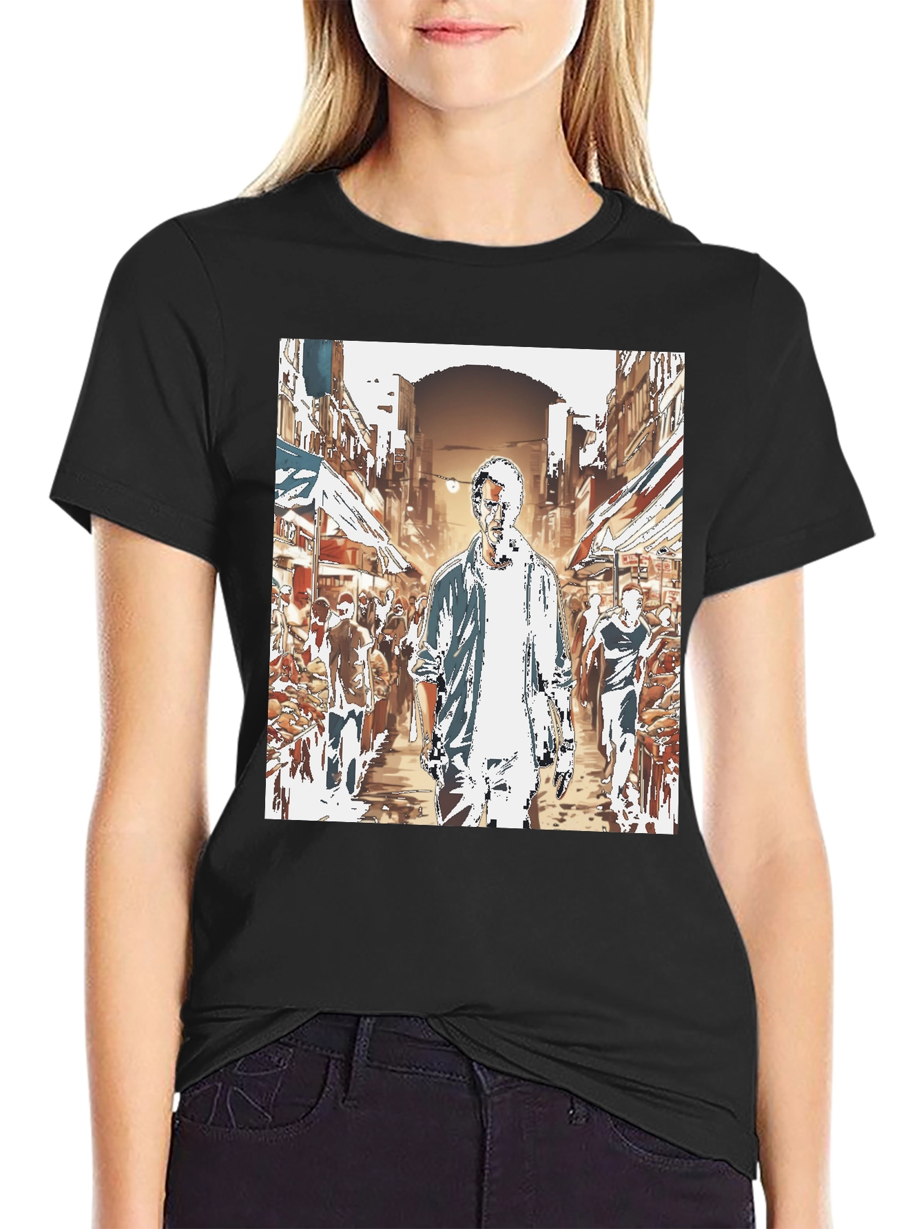 Urban Street Scene T-Shirt