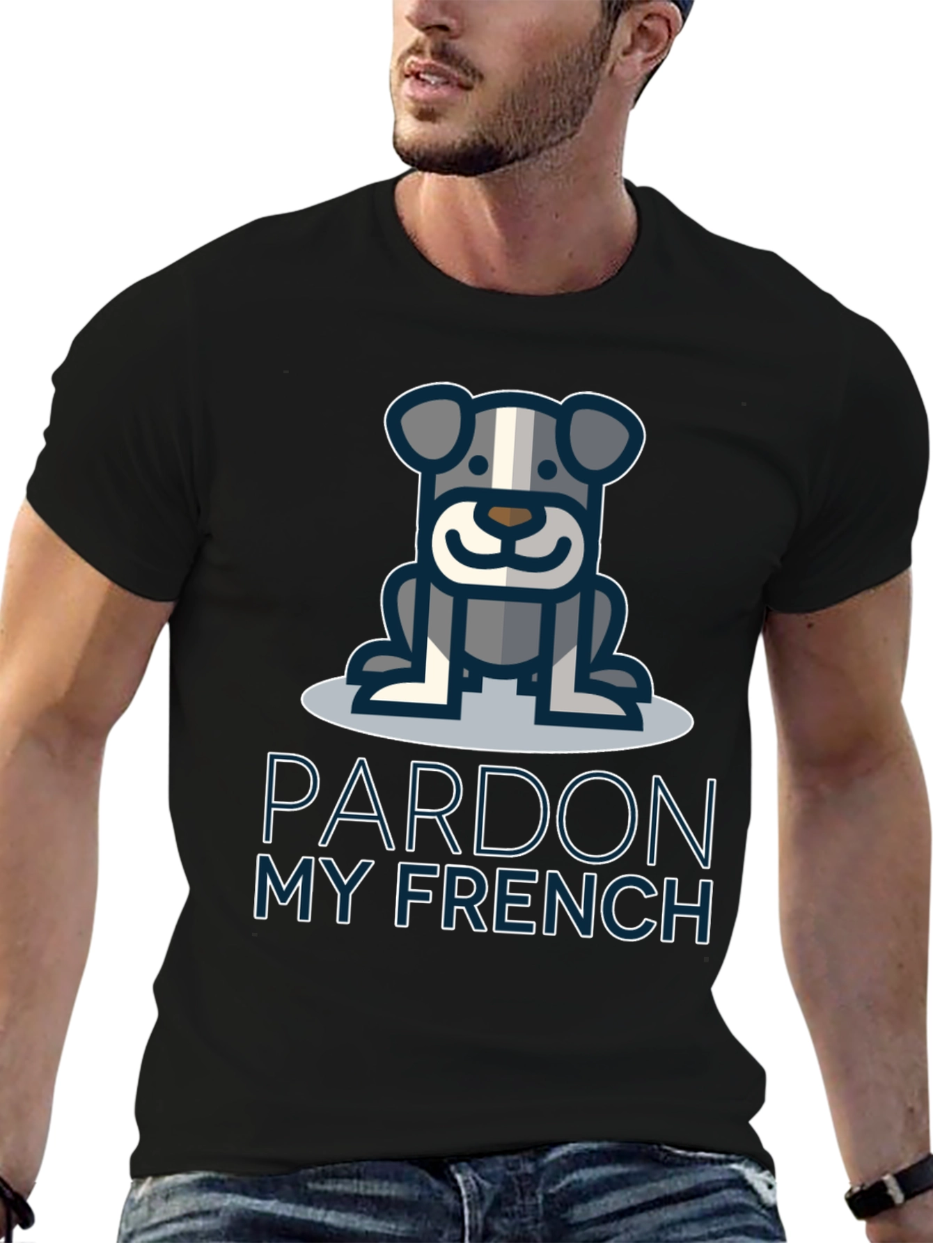 Pardon My French Bulldog Graphic T-Shirt