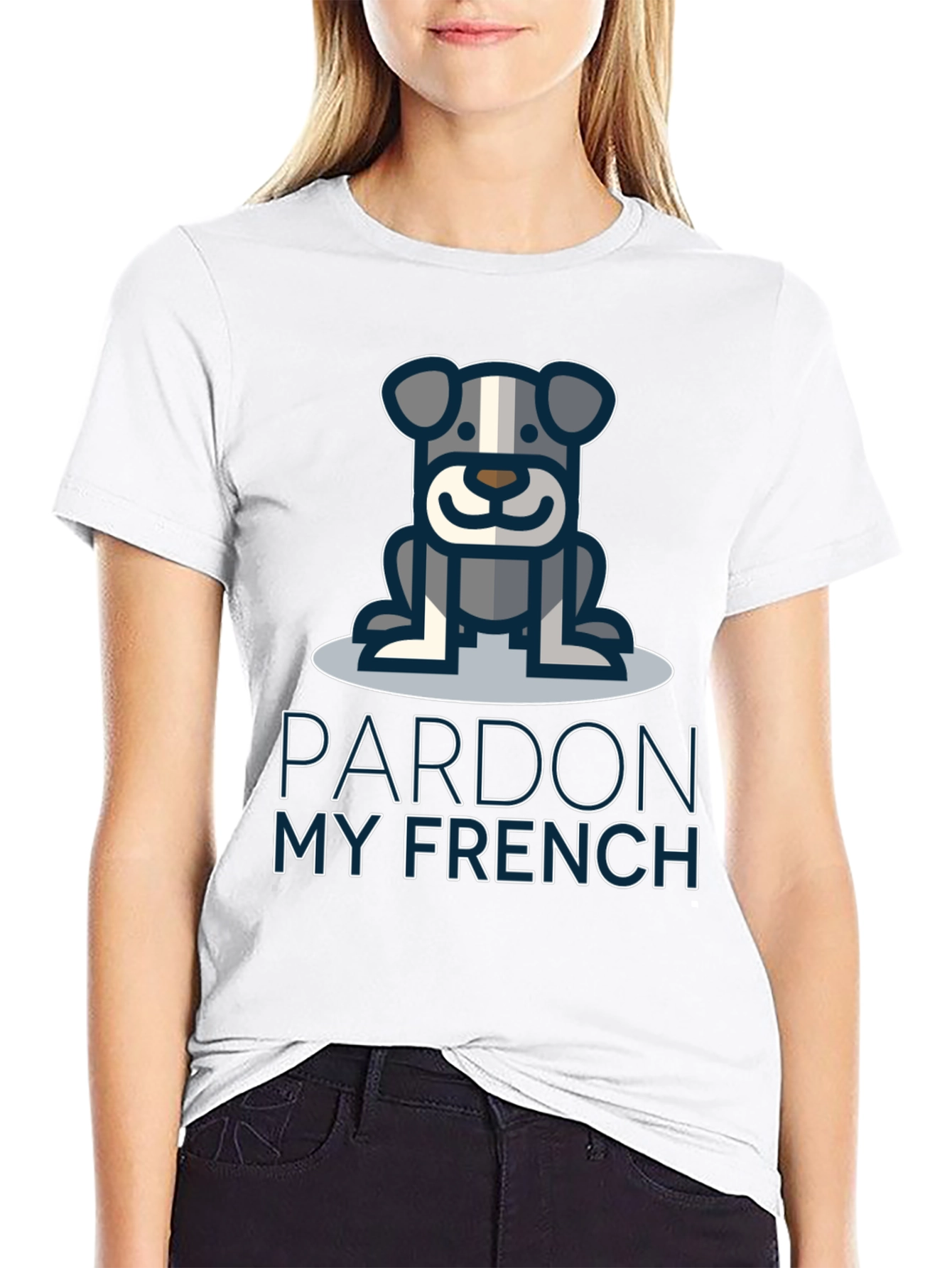 Pardon My French Bulldog Graphic T-Shirt