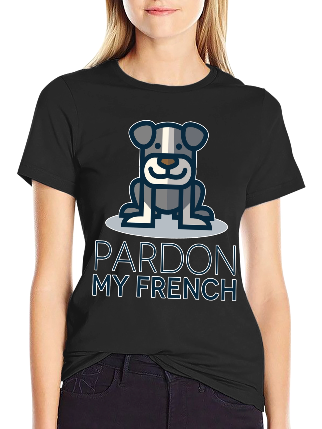 Pardon My French Bulldog Graphic T-Shirt