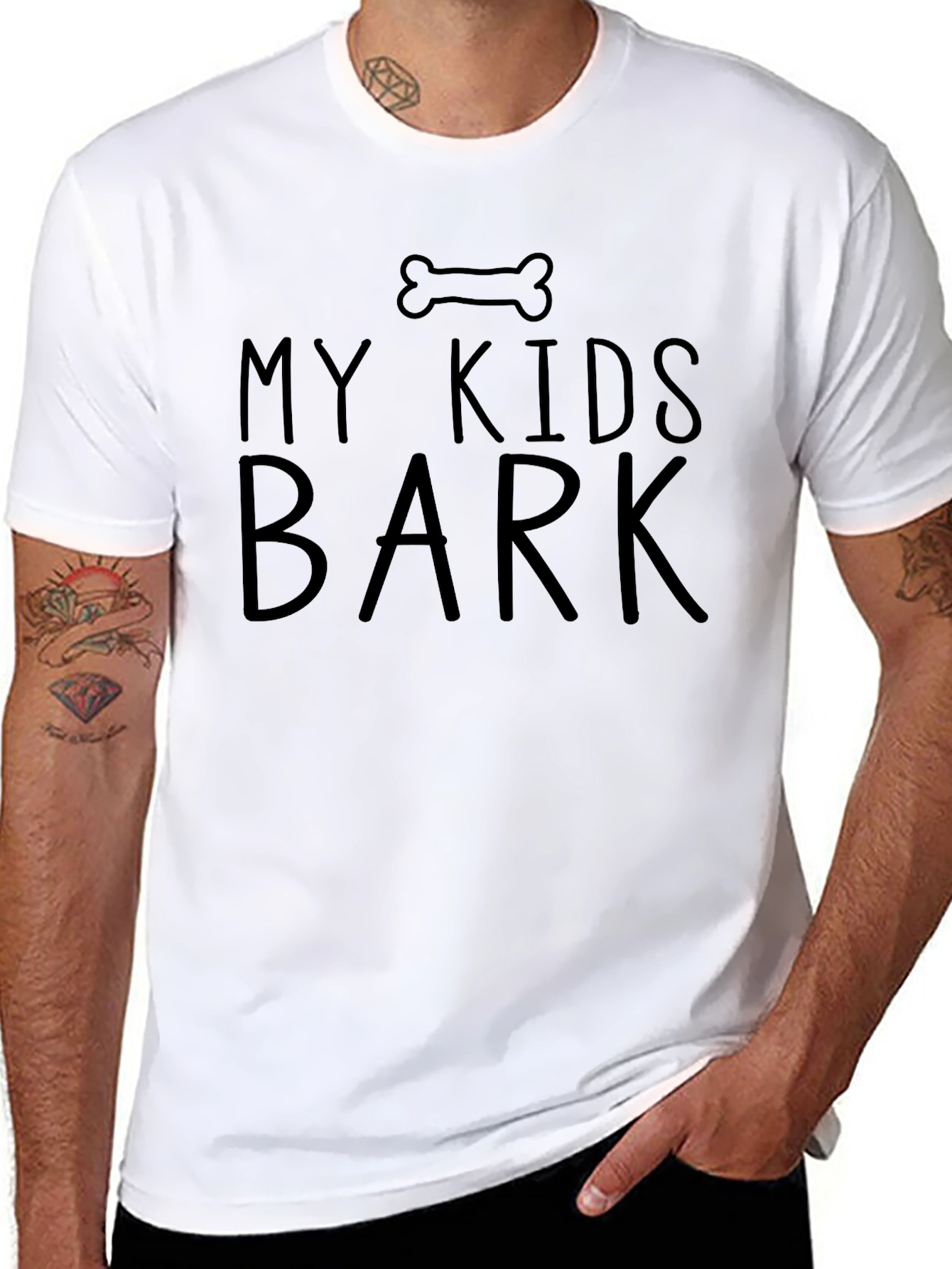 My Kids Bark T-Shirt - Dog Lover Tee
