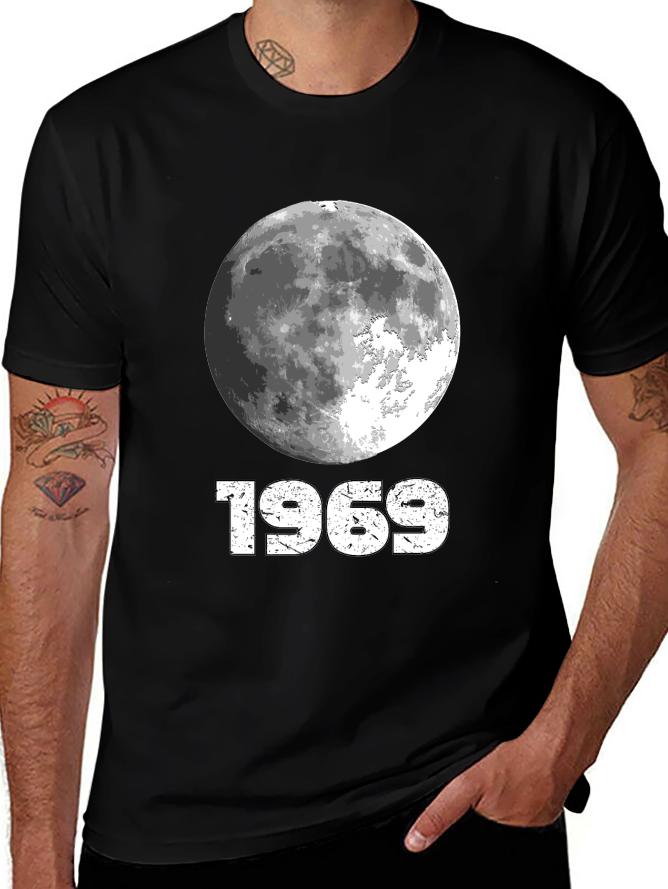 1969 Moon Landing Graphic T-Shirt