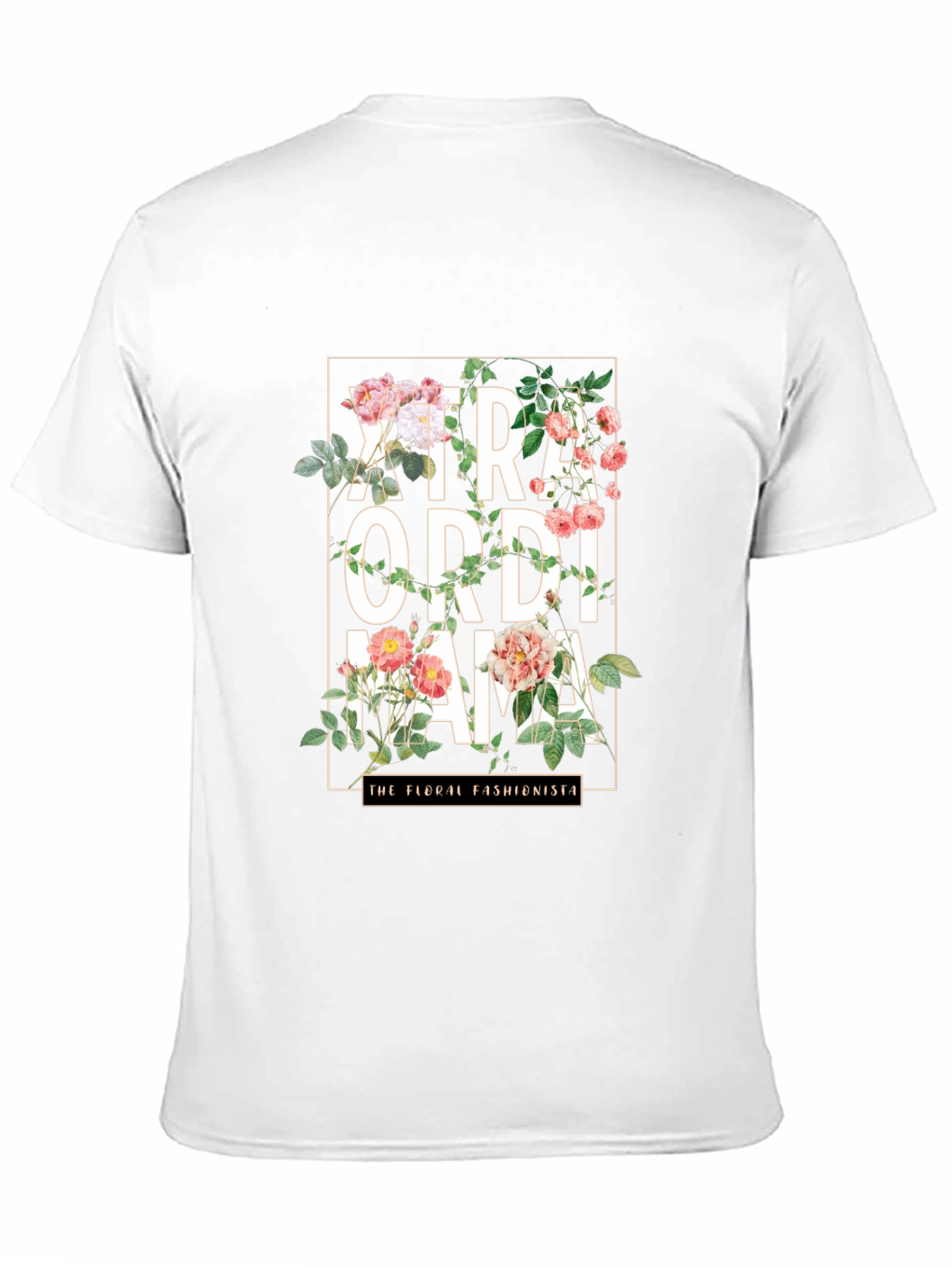Floral Extraordinaire Mama Graphic T-Shirt