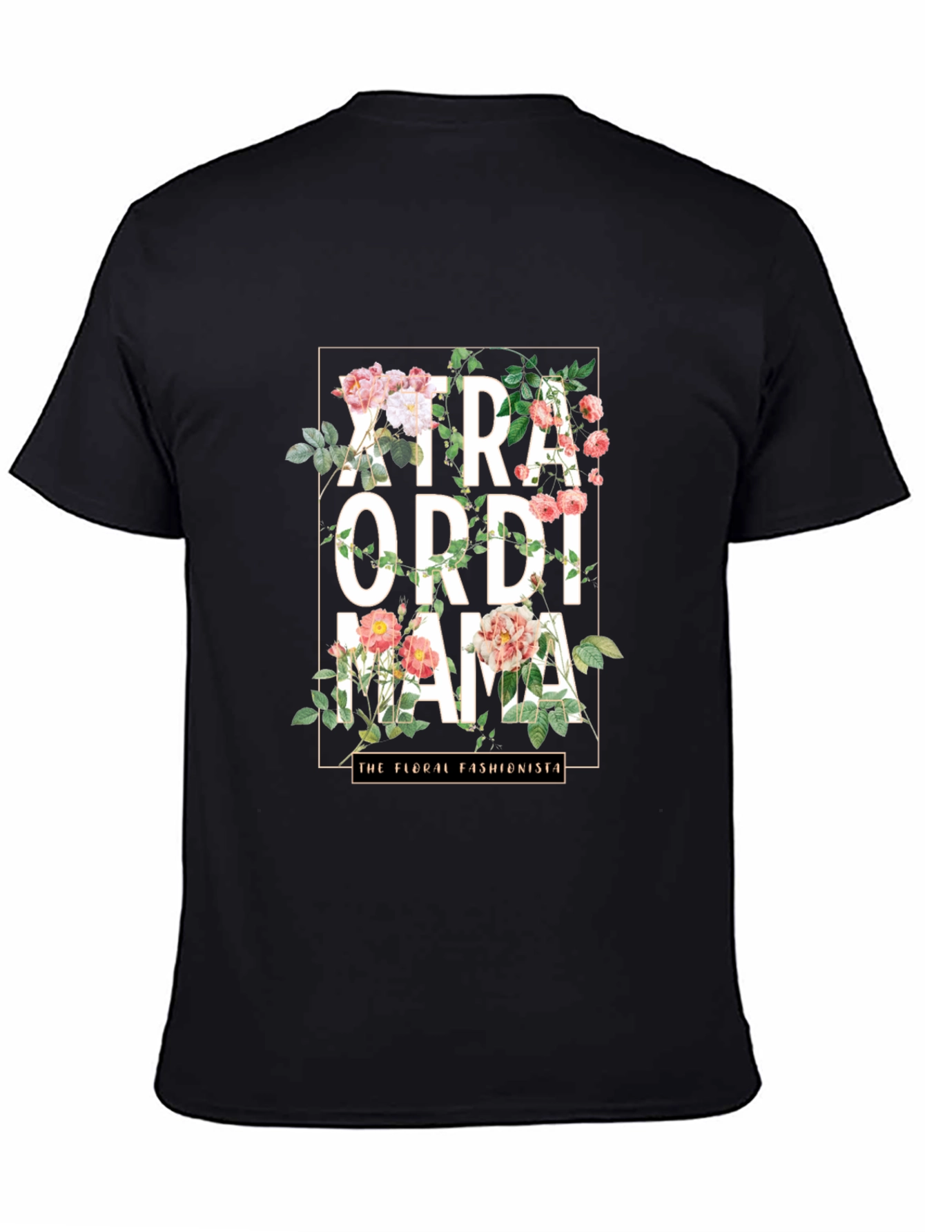 Floral Extraordinaire Mama Graphic T-Shirt