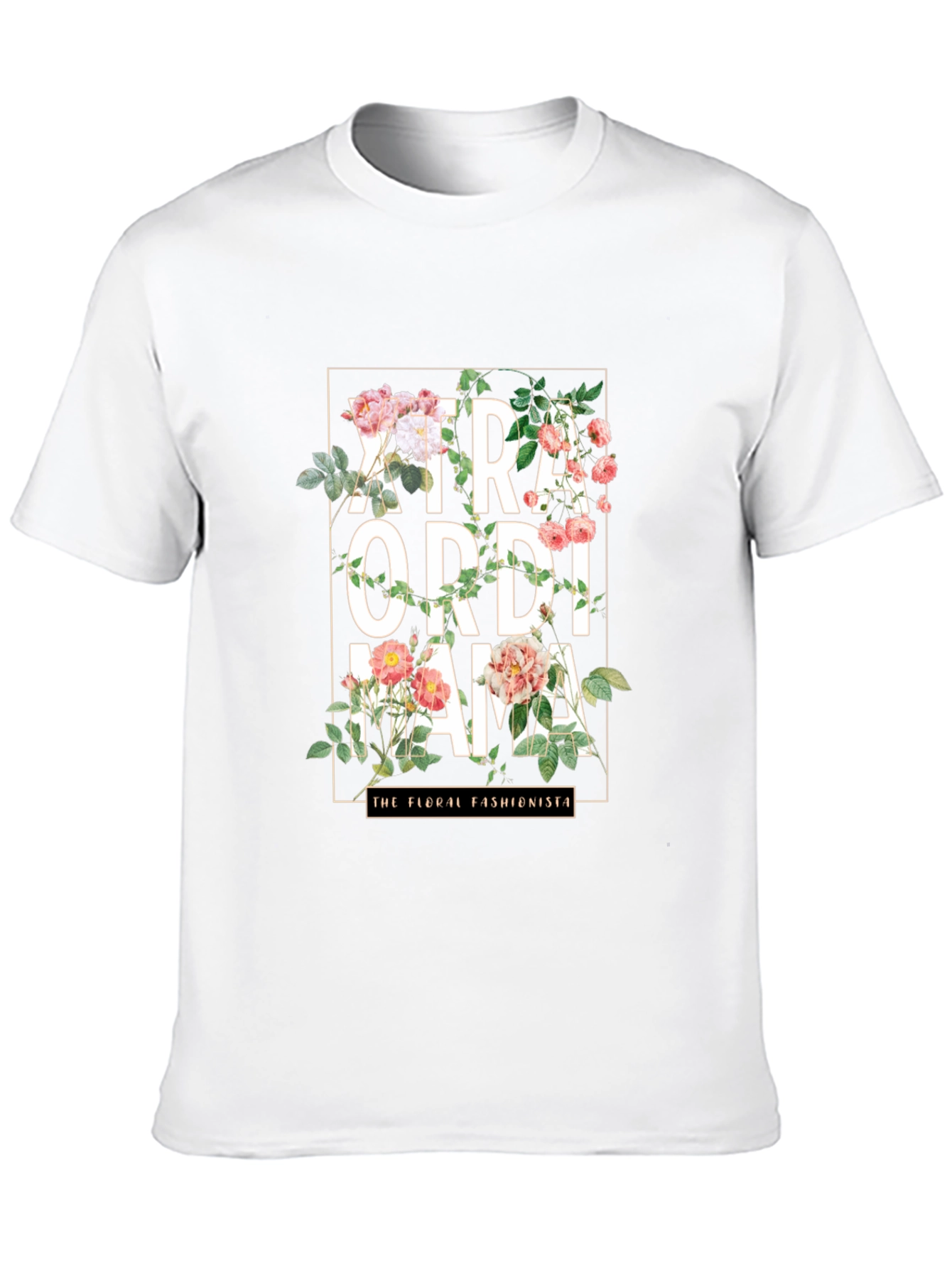 Floral Extraordinaire Mama Graphic T-Shirt