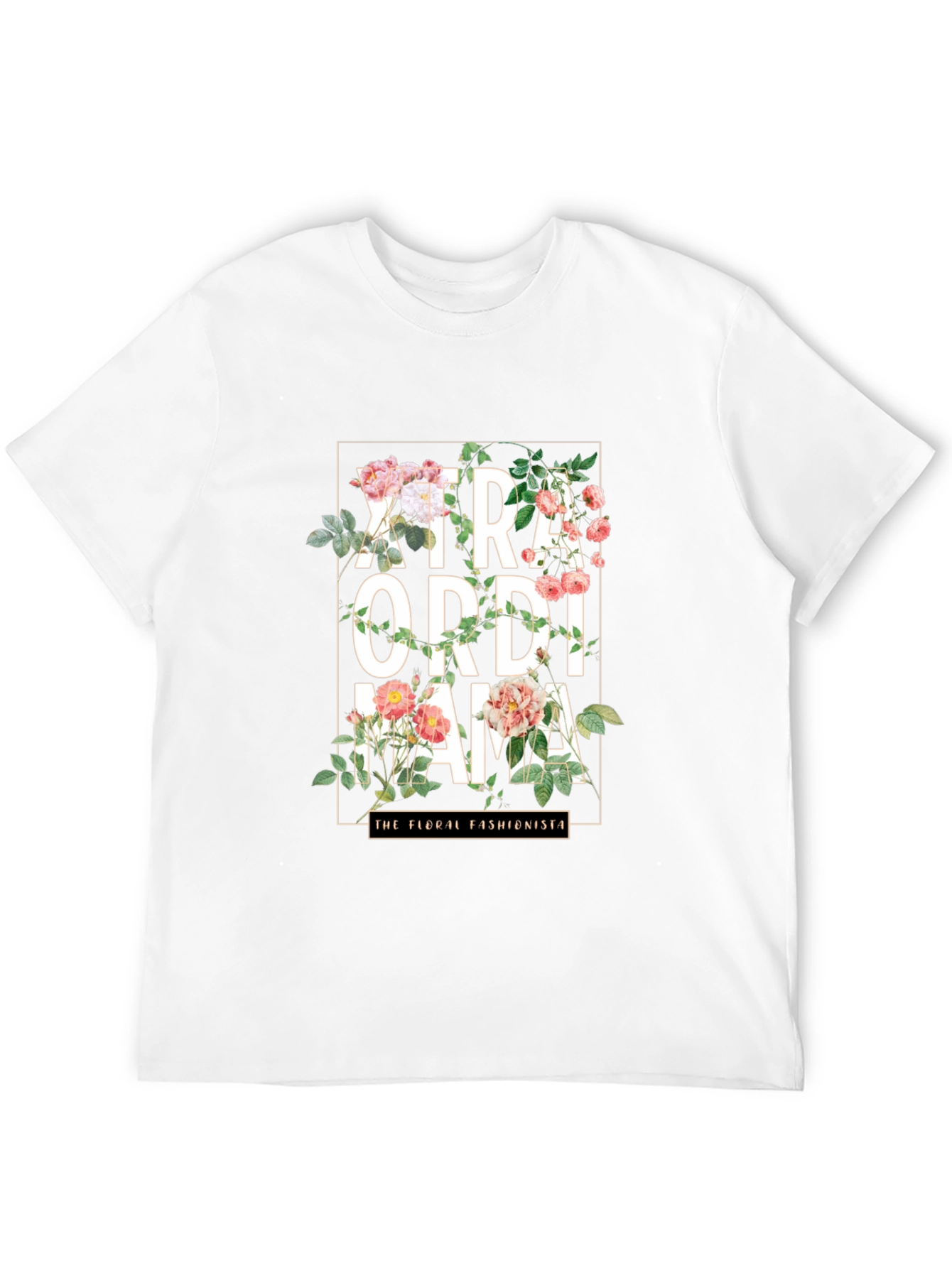 Floral Extraordinaire Mama Graphic T-Shirt