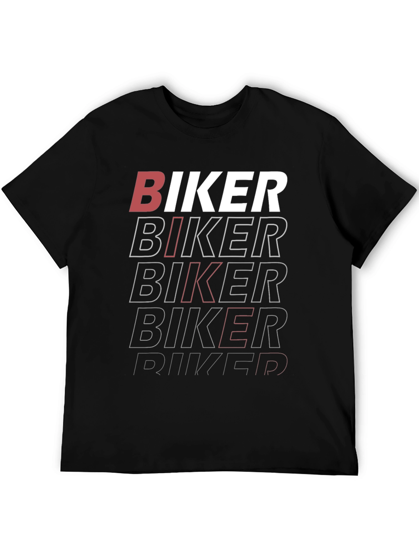 Biker Graphic Tee - Cool Rider Design