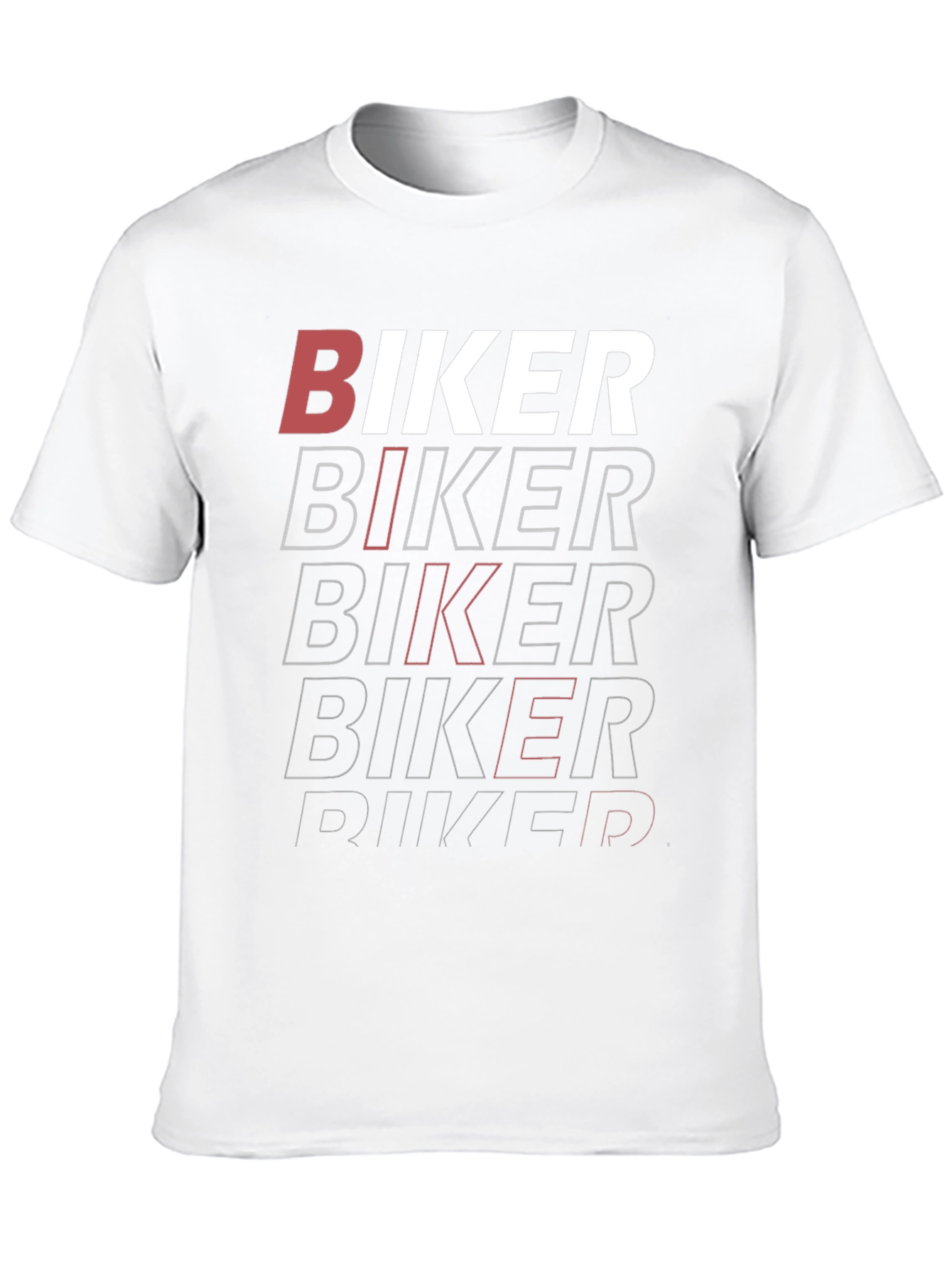Biker Graphic Tee - Cool Rider Design