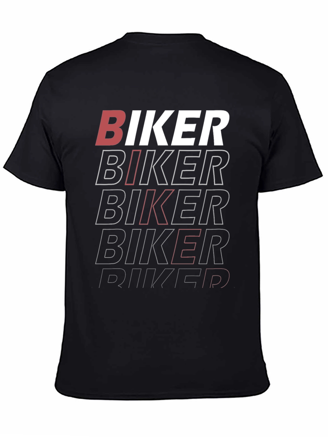 Biker Graphic Tee - Cool Rider Design