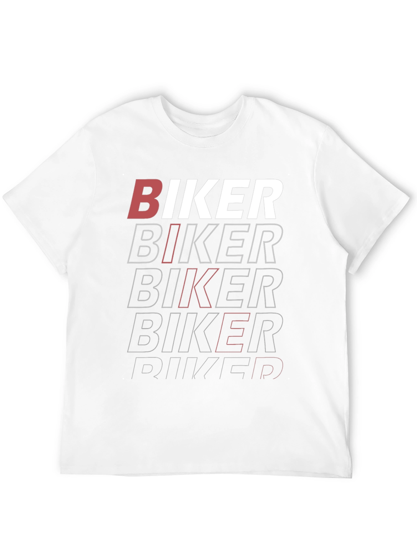 Biker Graphic Tee - Cool Rider Design